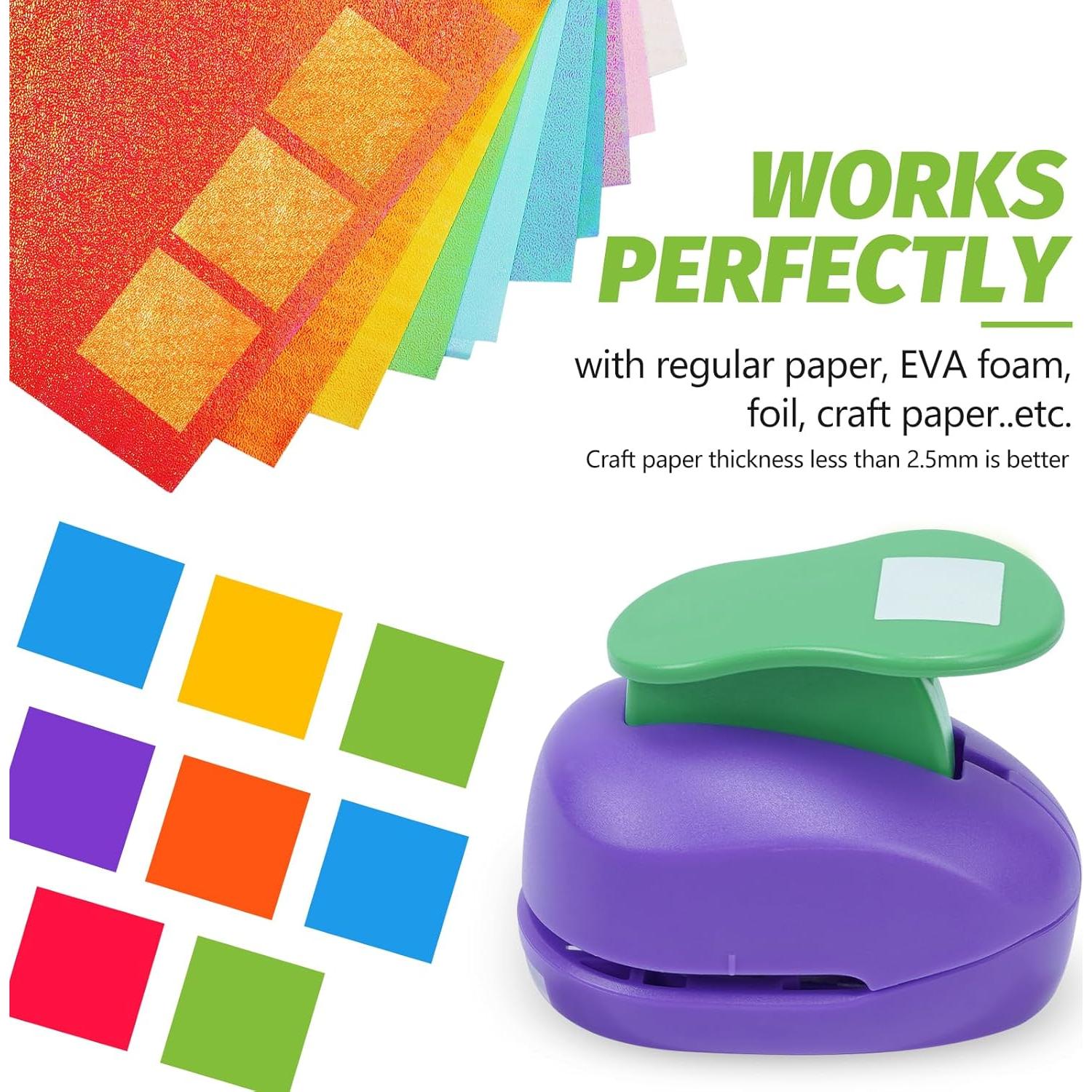 Perforadora de agujero cuadrado UCEC 1 pulgada para manualidades