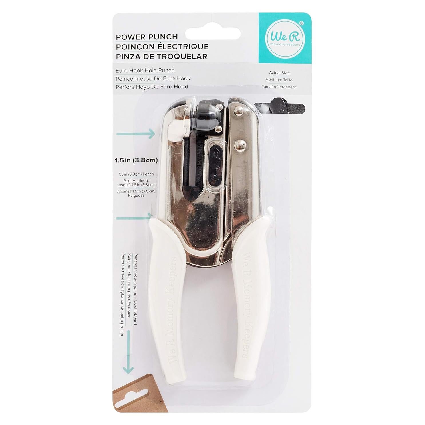 Perforadora Euro Hook We R Memory Keepers 3.81 cm para Scrapbooking