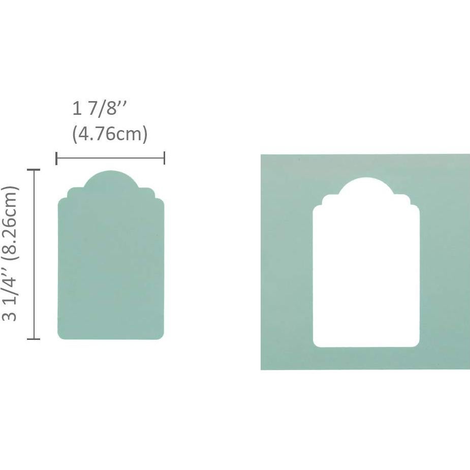 Troquel de Papel Bira Craft Etiqueta de Precio 4.76x8.26 cm