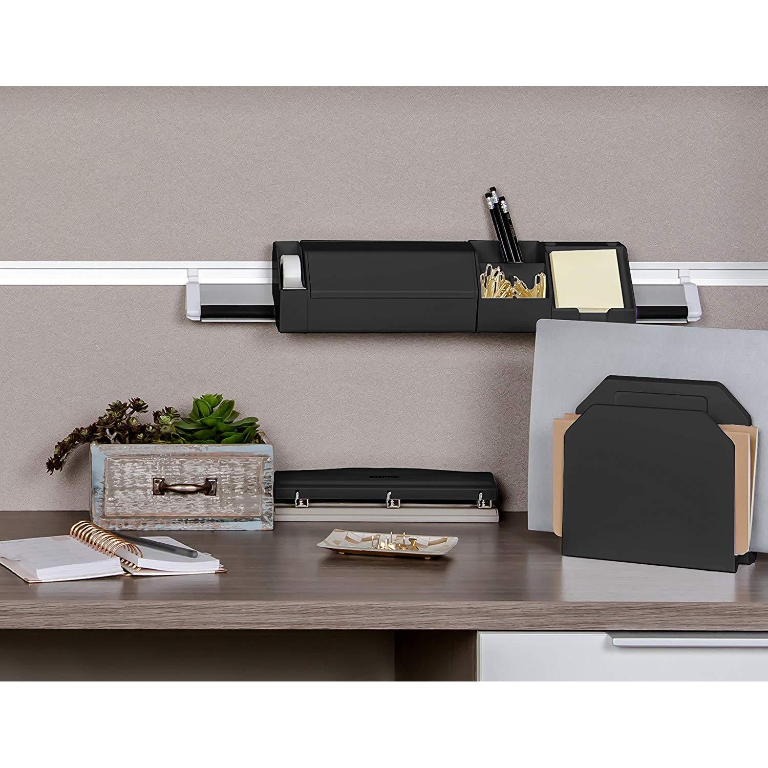 Perforadora Bostitch 3 Agujeros Metal 12 Hojas Negro