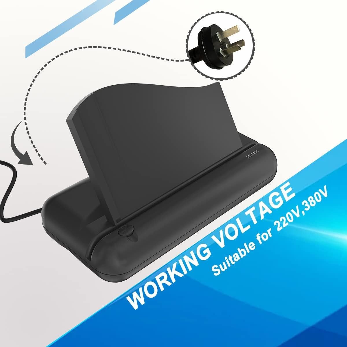 Perforadora Eléctrica VEYETTE 3 Agujeros 30 Hojas Negro