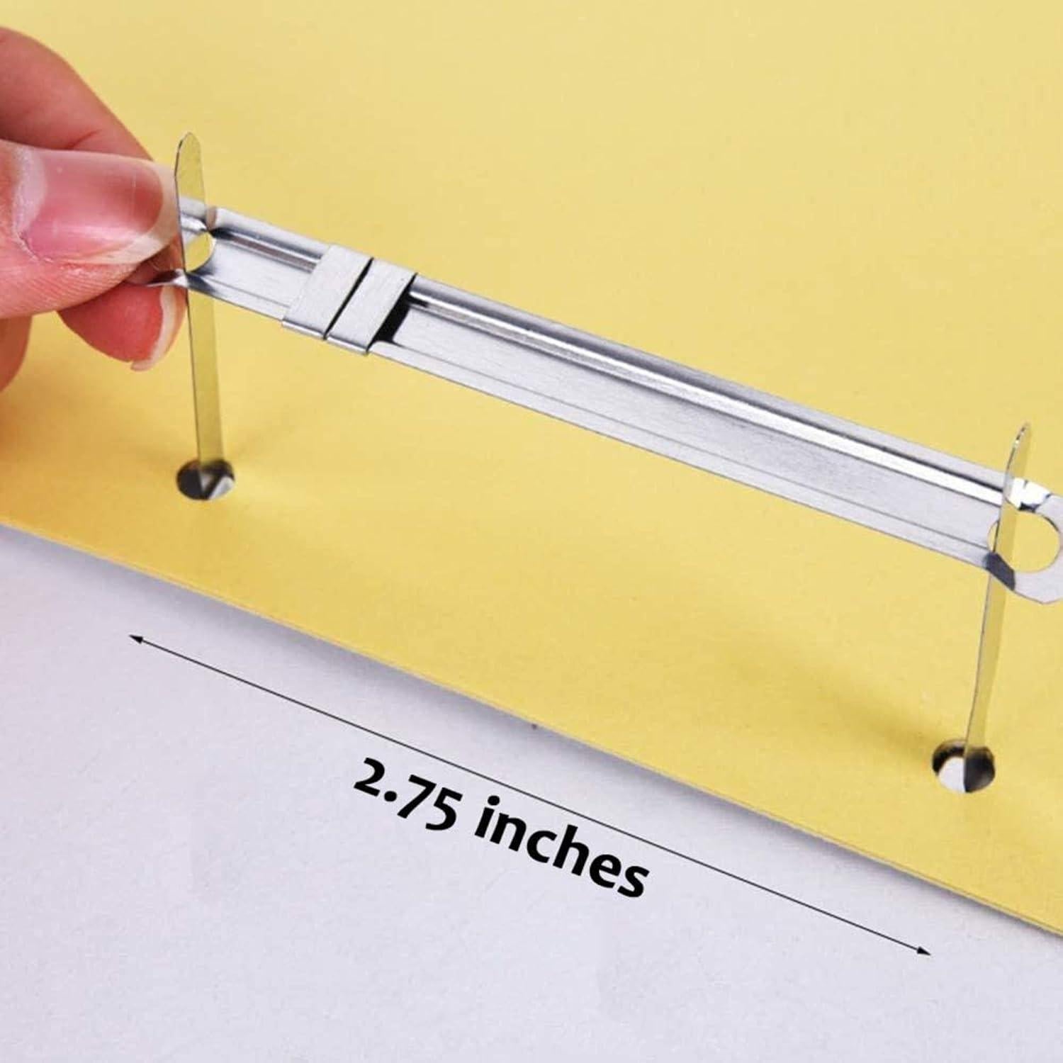 Sujetadores de Papel Metal Olympx 50 Pcs 5.08 cm Capacidad