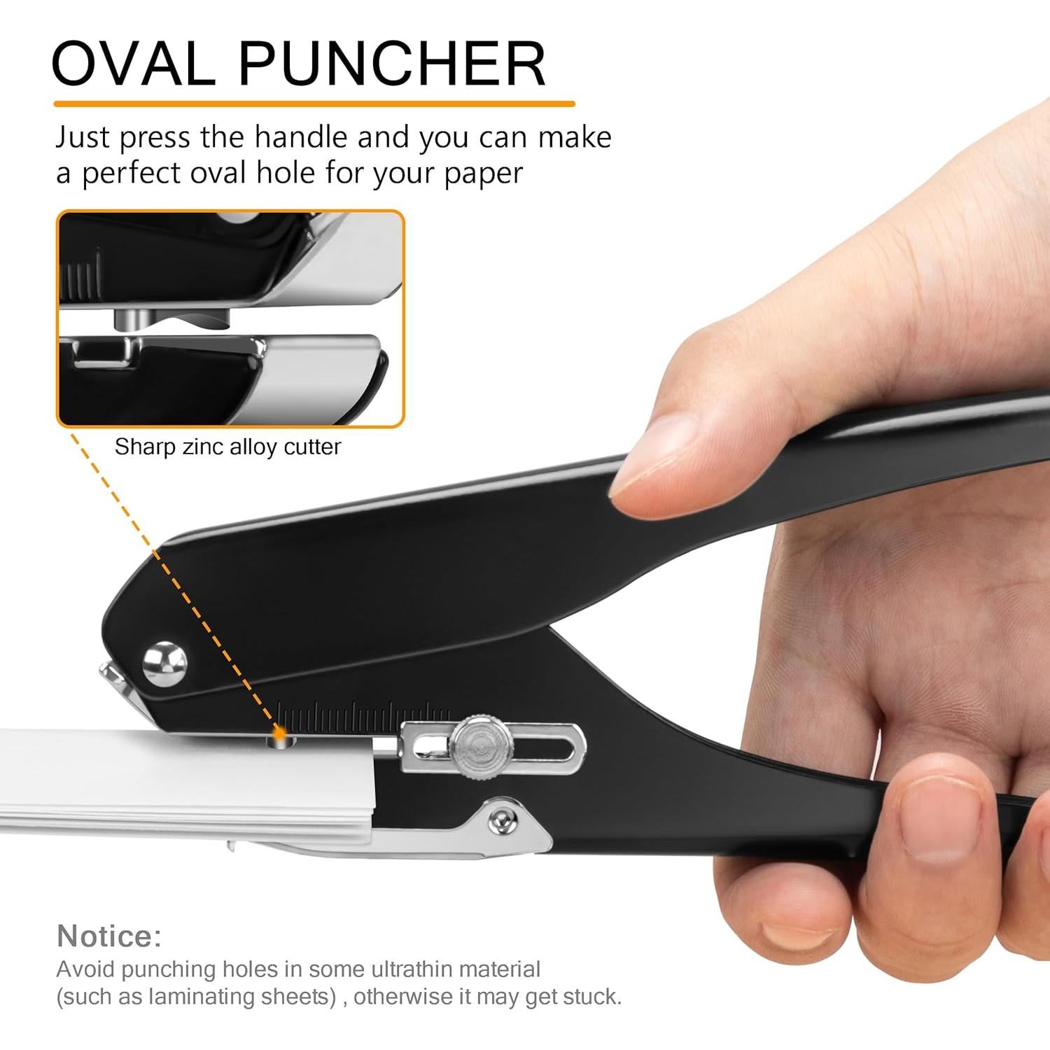 Perforadora de Agujeros MyLifeUNIT para Insignias - Metal, 15cm