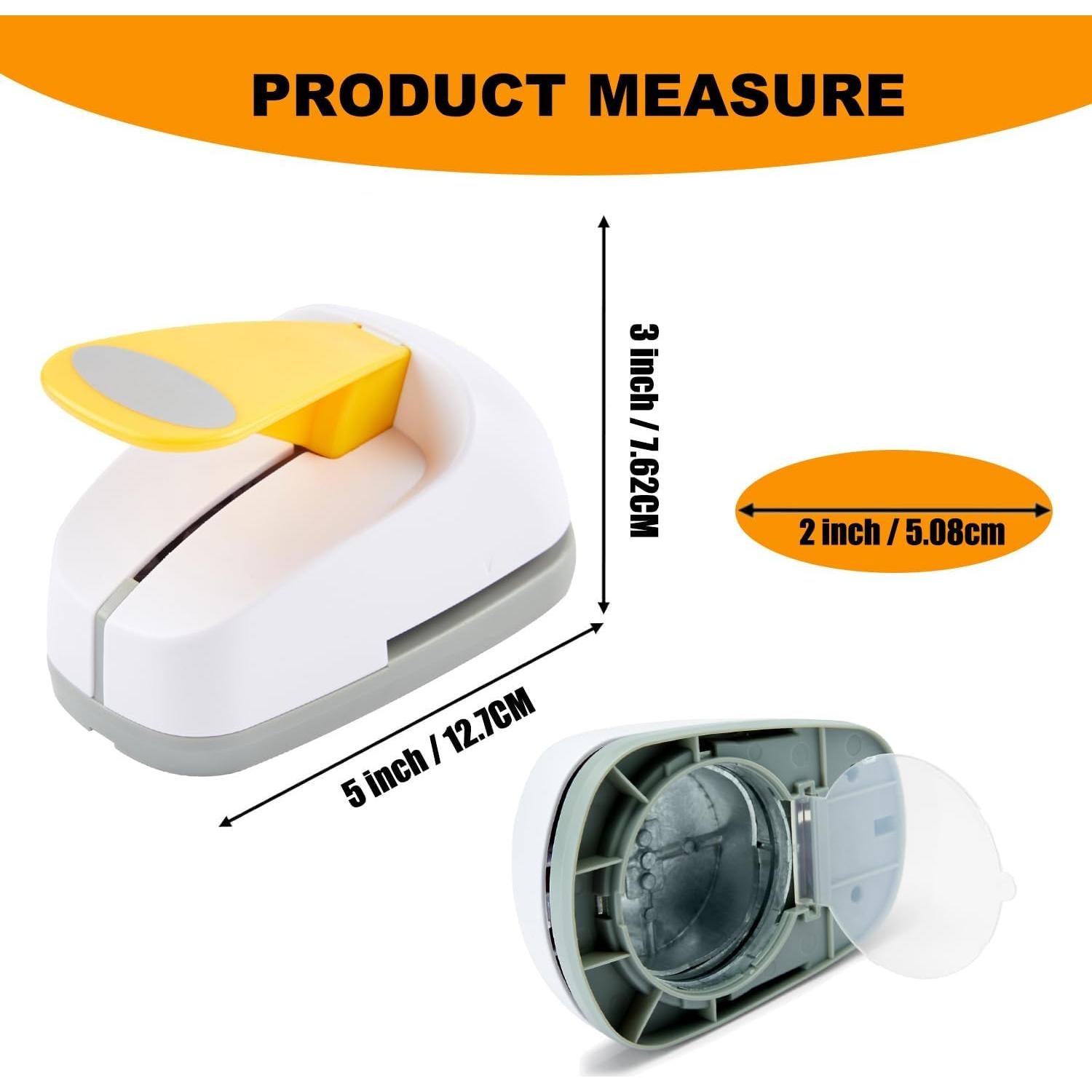 Perforadora de Palanca Manual Asperffort Ovalada 5 cm