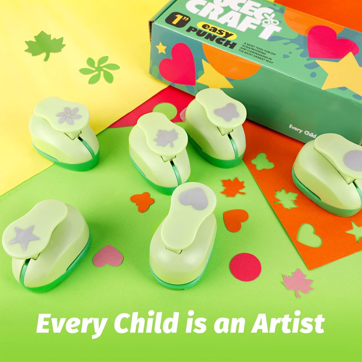 Troqueles de Papel UCEC para Manualidades - 6 Piezas 2.5-3 cm