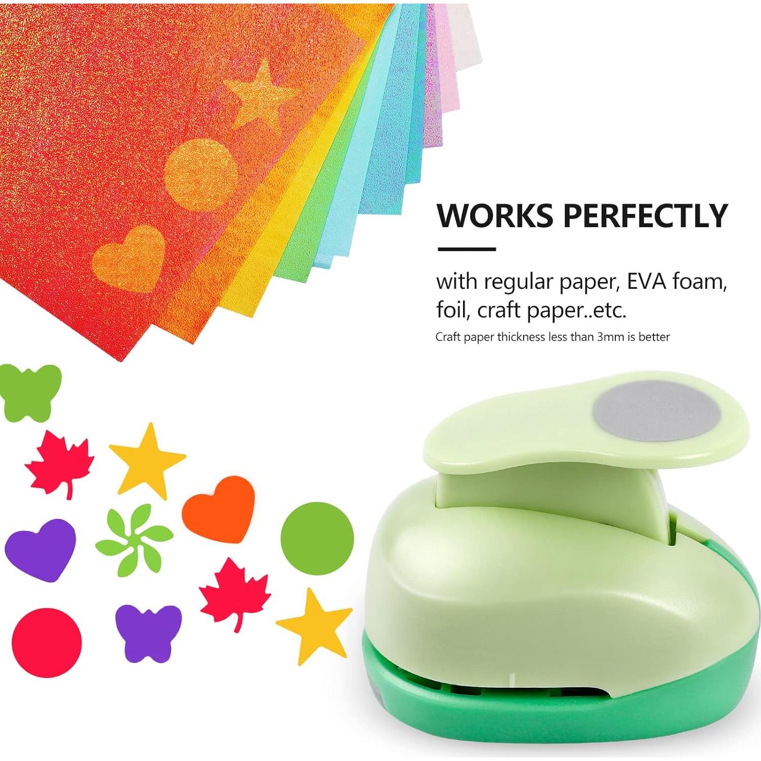 Troqueles de Papel UCEC para Manualidades - 6 Piezas 2.5-3 cm