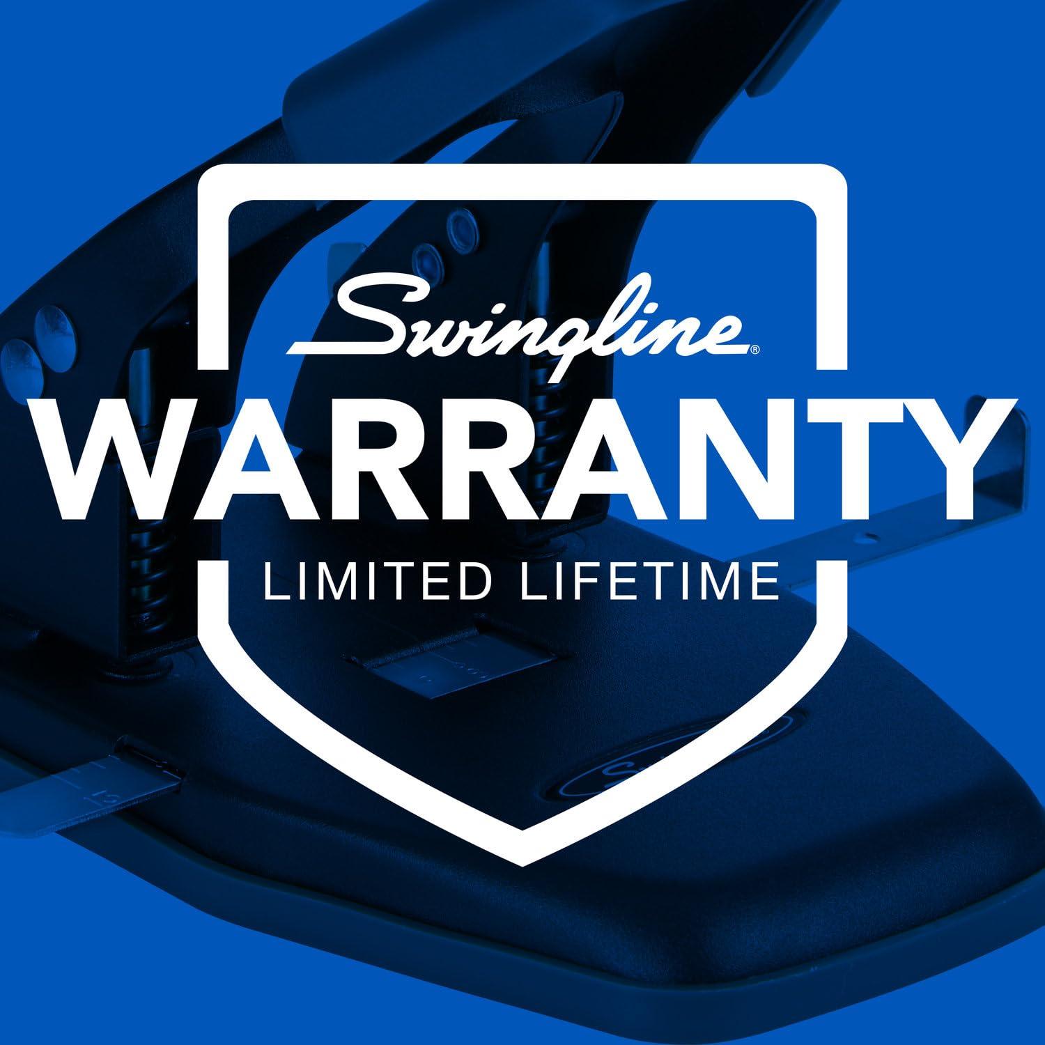 Perforadora Swingline 2 Agujeros 28 Hojas Mango Cómodo