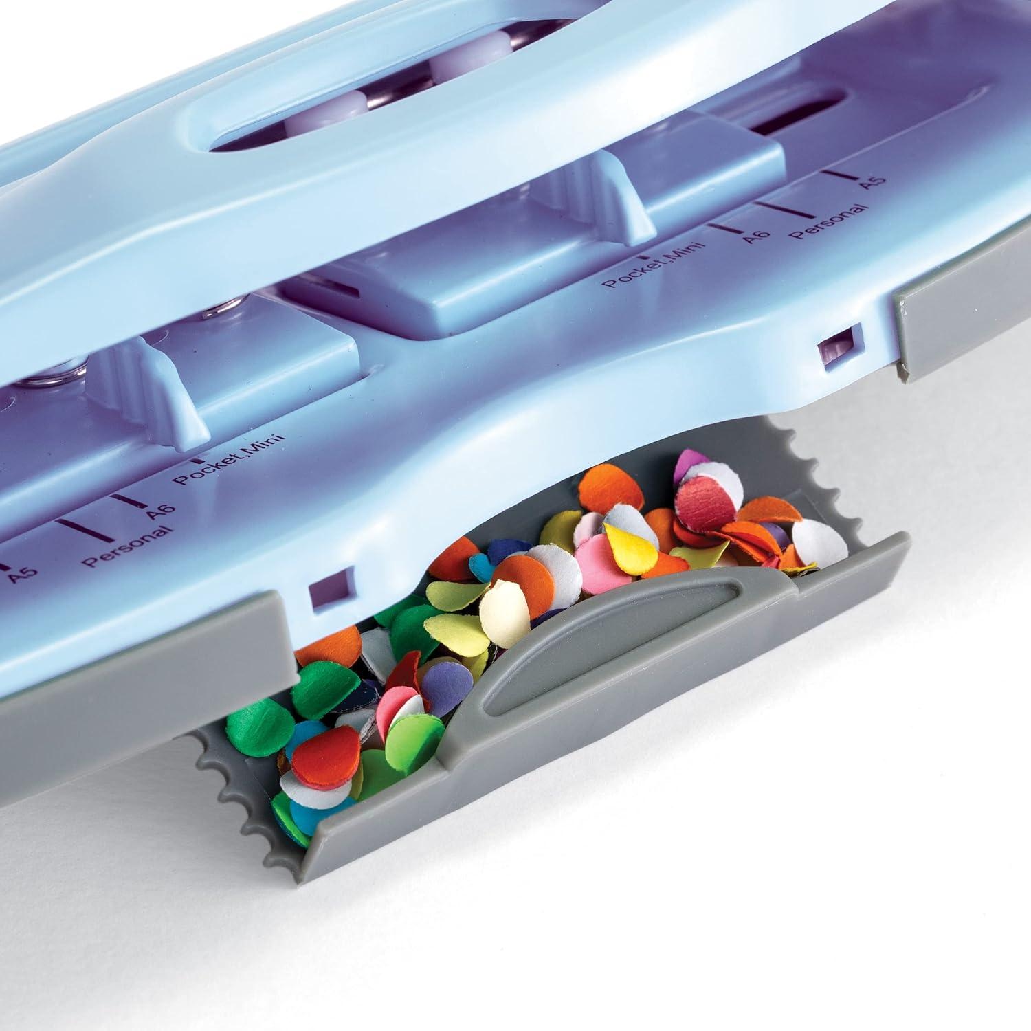 Perforadora Ajustable Officemate 6 Agujeros Azul 0.64 kg