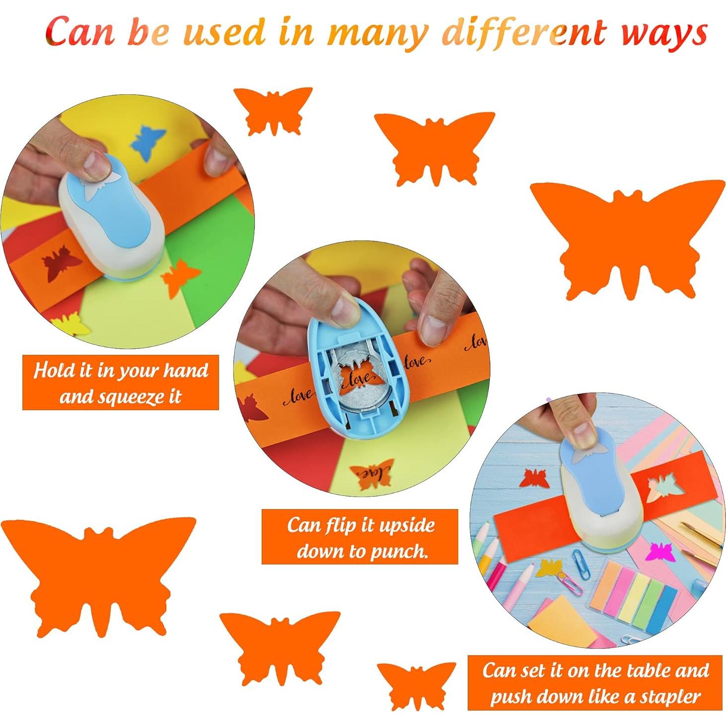 Cortador de Mariposa Ecohu 2.54 cm para Manualidades en Papel