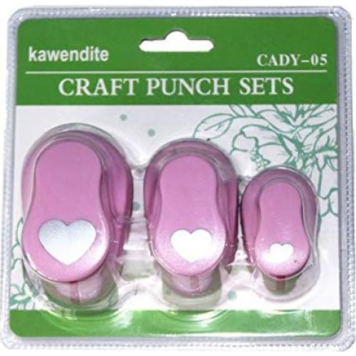 Juego de Troqueles CADY 3 Piezas 8mm 15mm 25mm Corazón