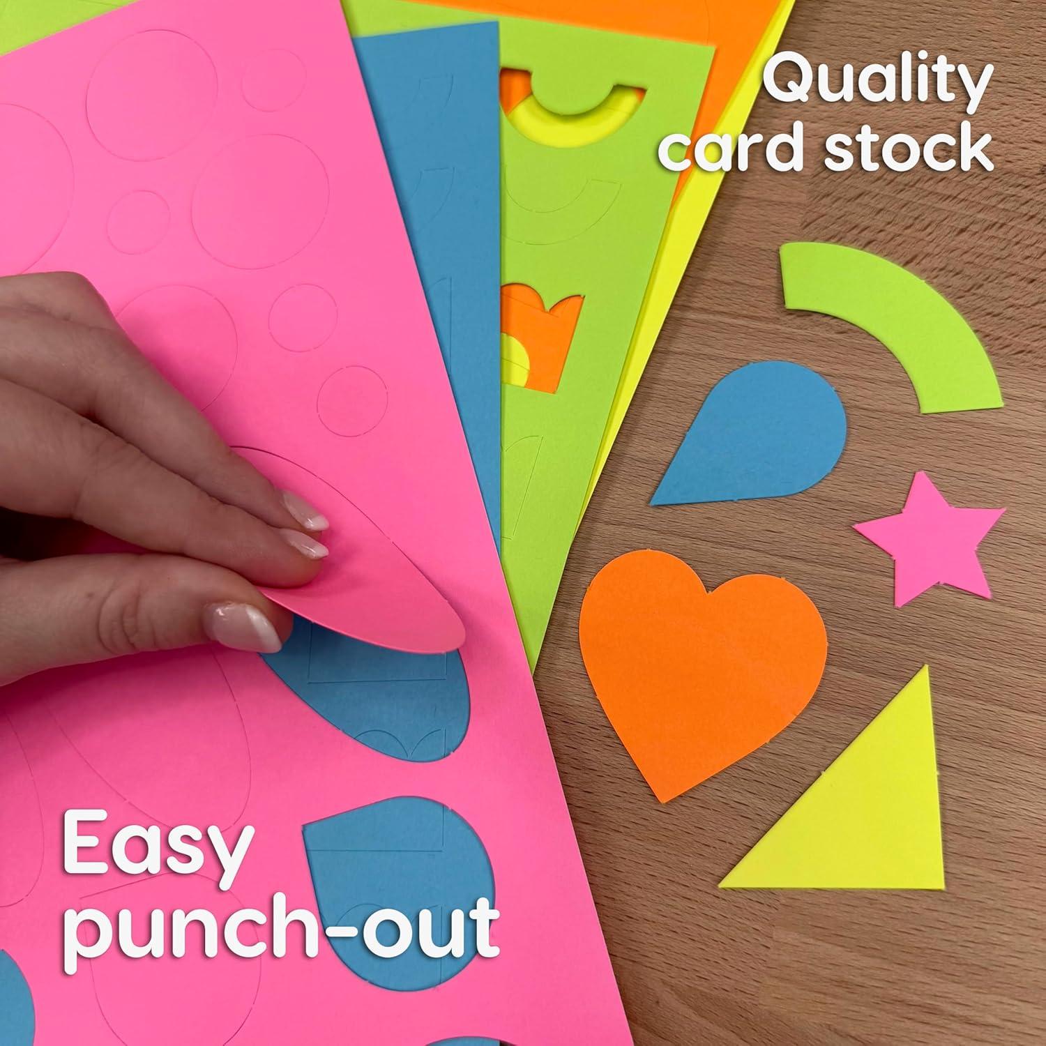 Kit de Manualidades FreshCut Crafts 840 Piezas Neón