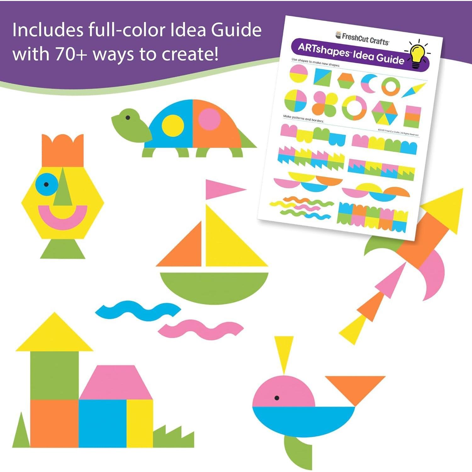 Kit de Manualidades FreshCut Crafts 840 Piezas Neón