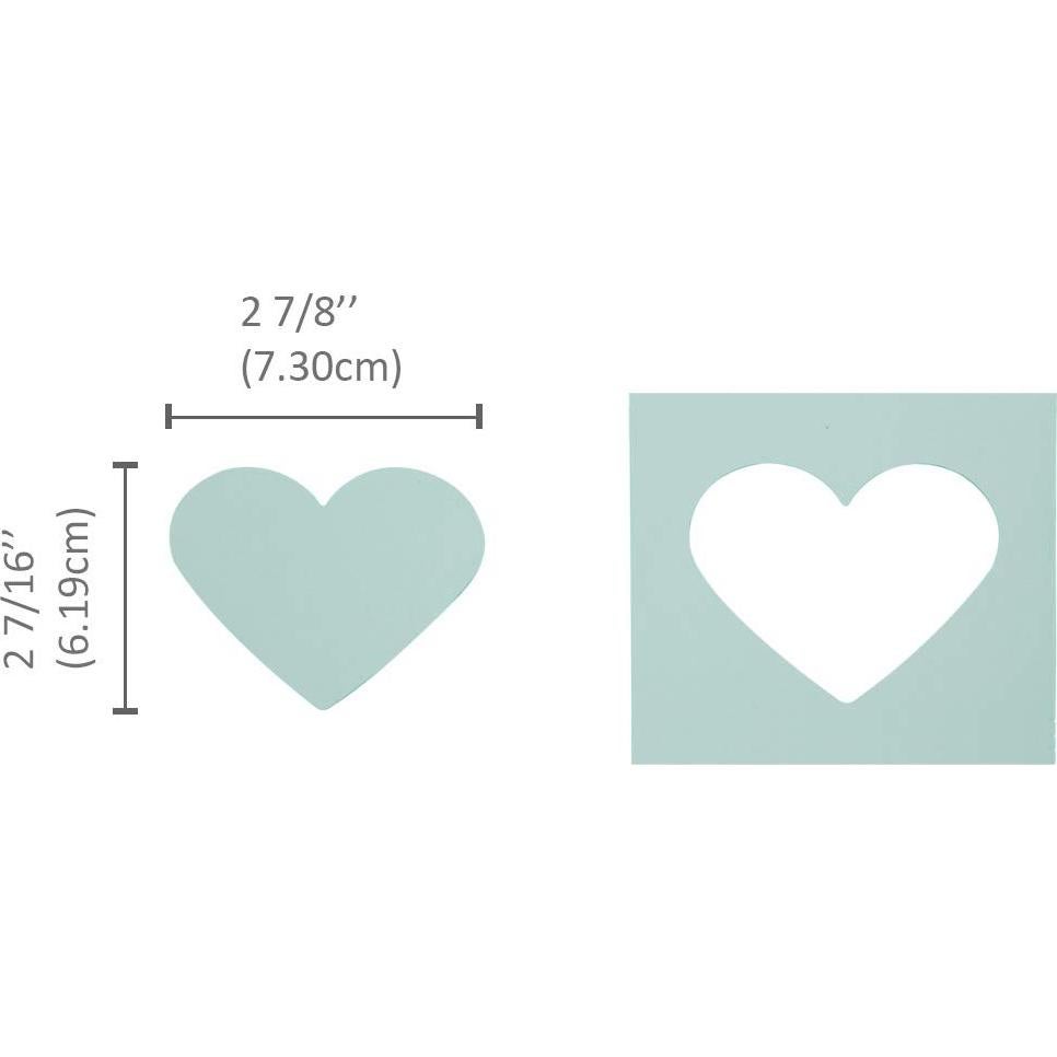 Troqueladora Bira Corazón 7.62 cm para Manualidades DIY