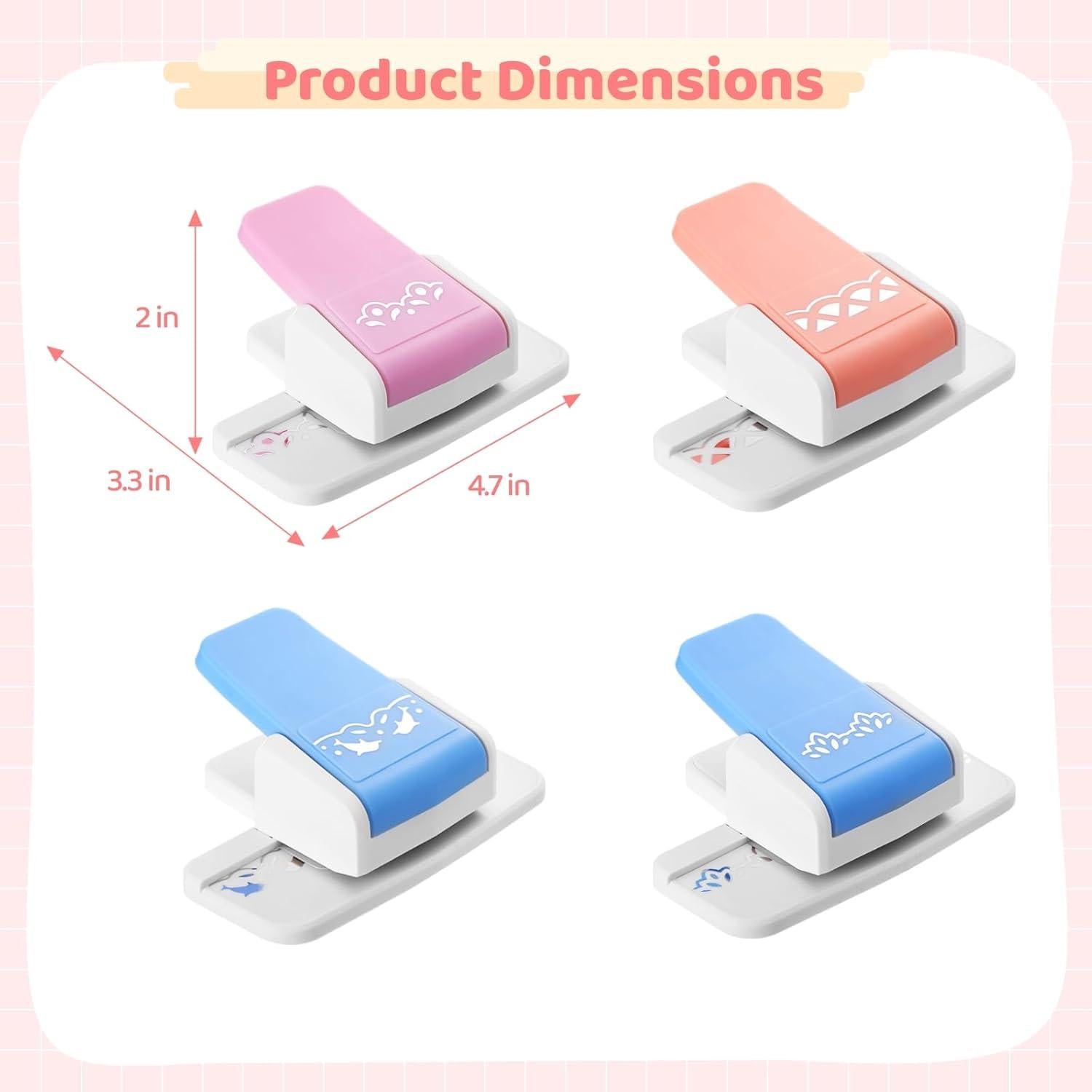 4 Troqueles de Borde Floral Anjetan para Manualidades en Papel