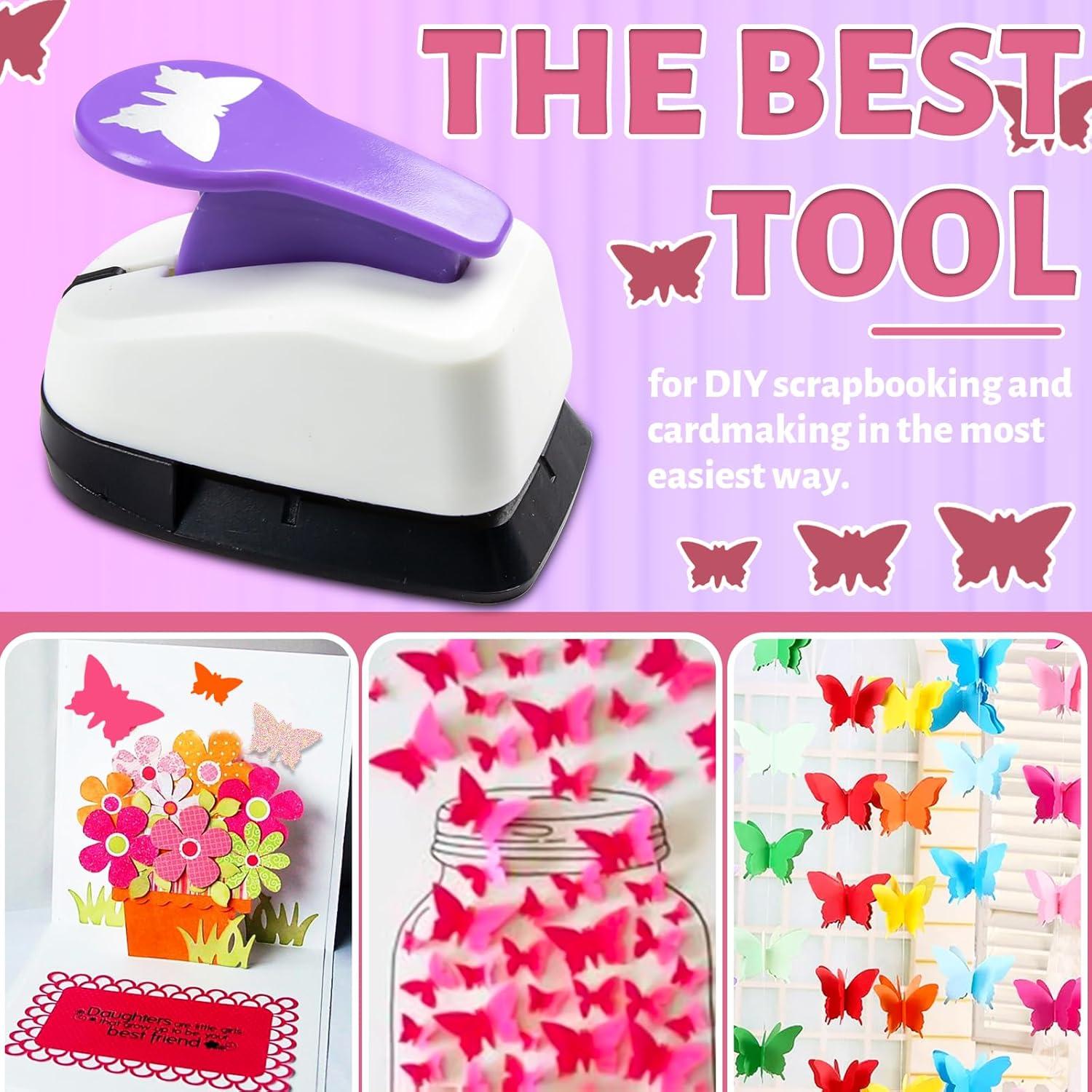 Juego de Perforadoras de Mariposa DDXY - 3 Tamaños 0.95 a 2.54 cm