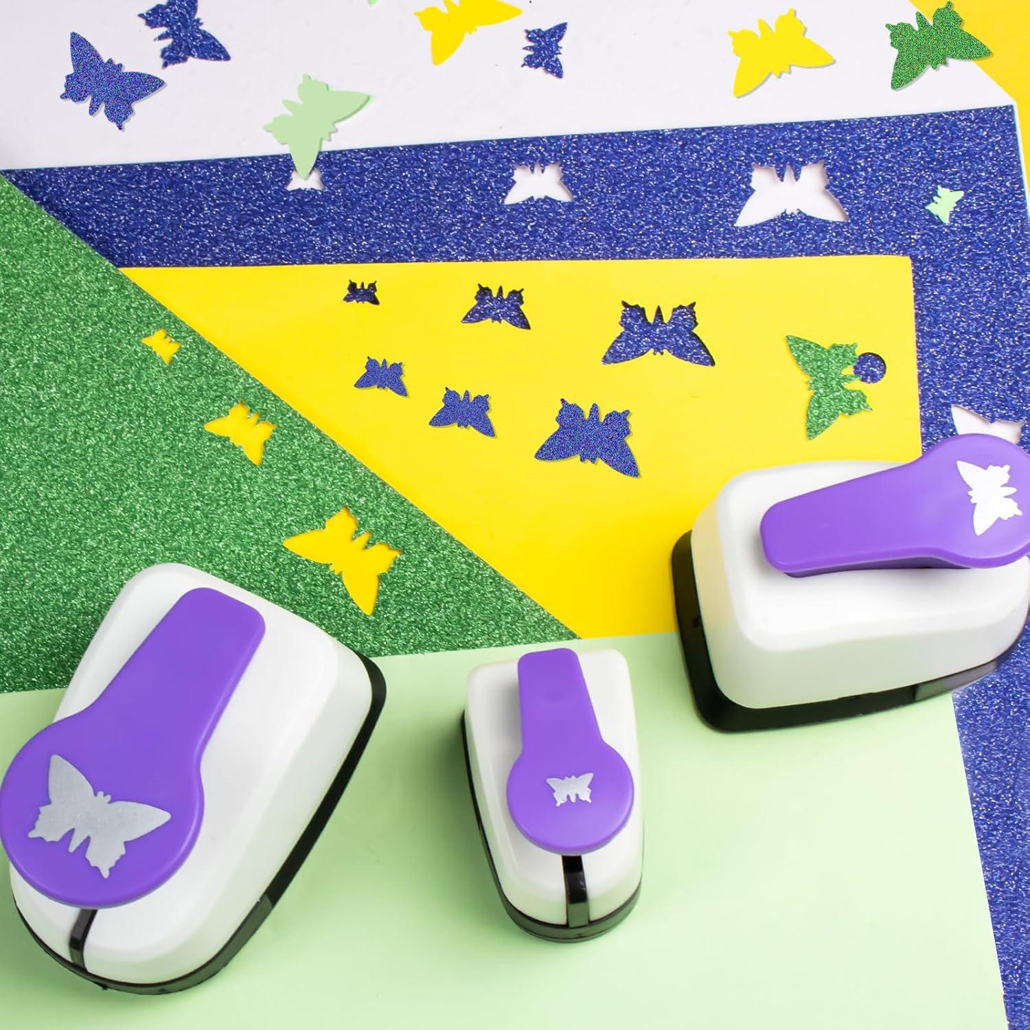 Juego de Perforadoras de Mariposa DDXY - 3 Tamaños 0.95 a 2.54 cm