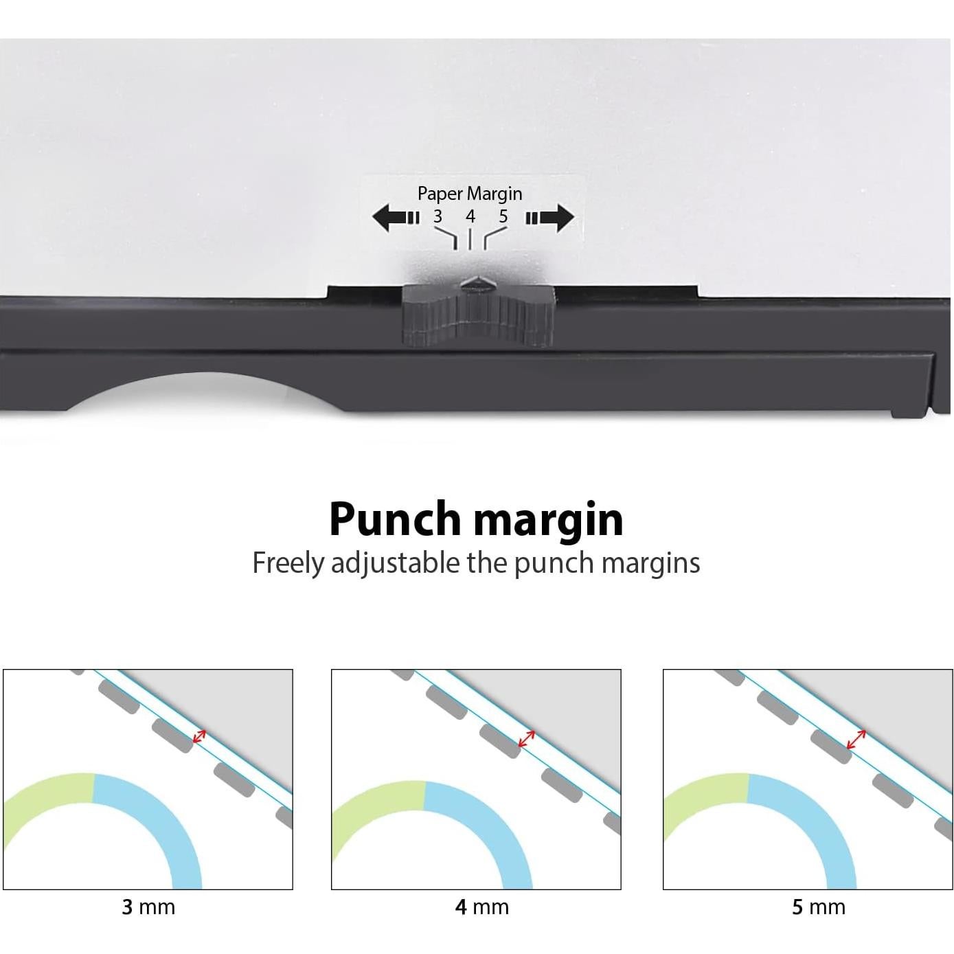Máquina de Encuadernación MAKEASY 21 Hoyos A4/A5, 450 Hojas