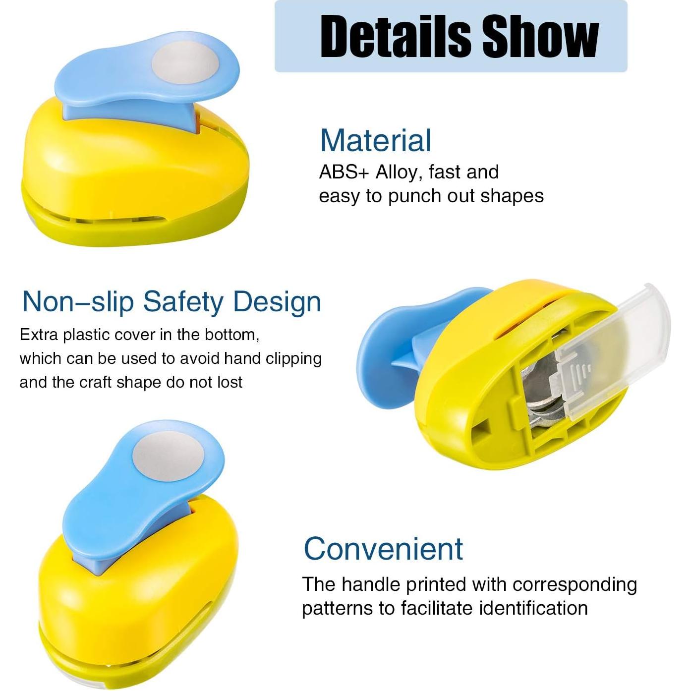 Perforadoras de Papel Chengu 3 Piezas Manualidades DIY