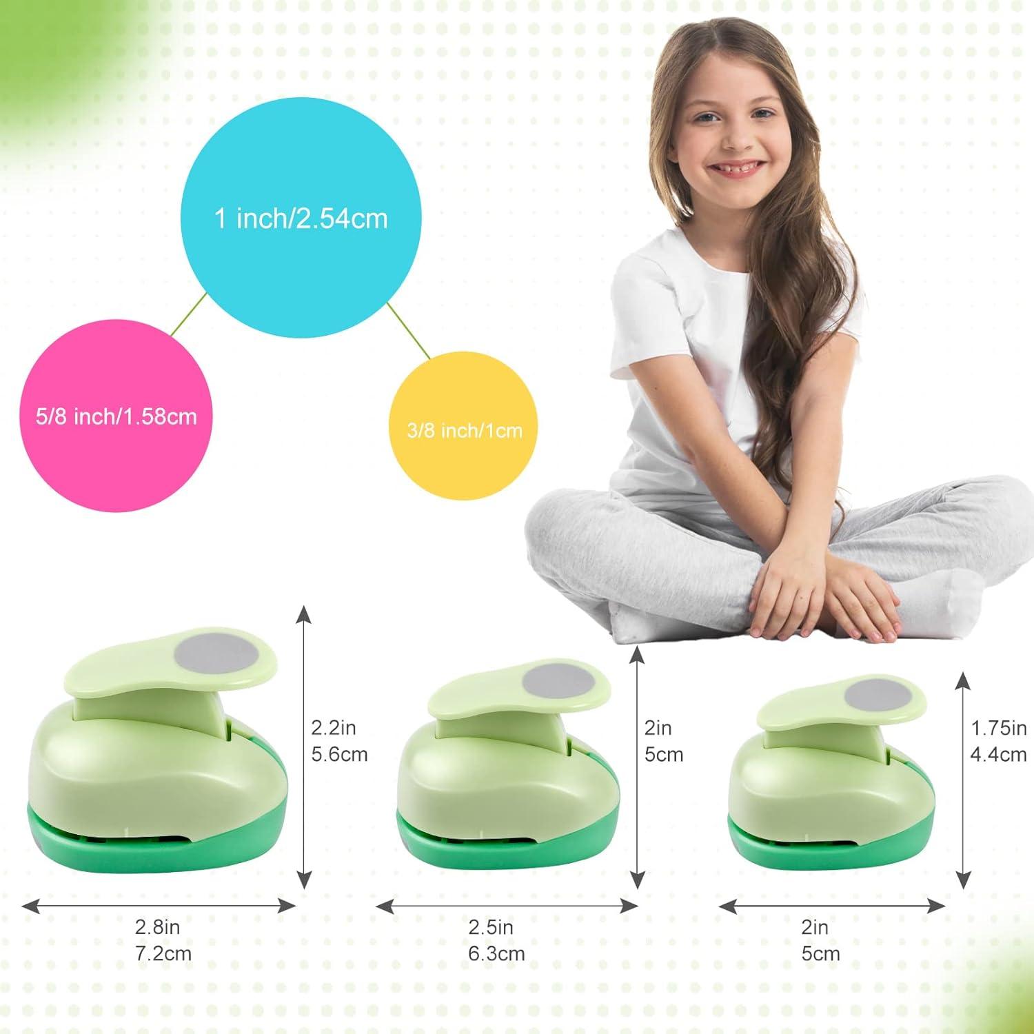 Cortador de Círculos UCEC 3 Piezas 3/8 5/8 1 Pulgada Manualidades