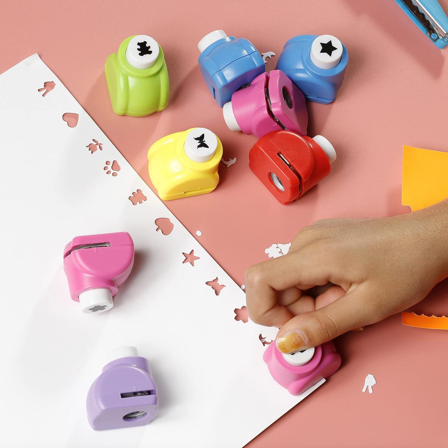 Kit de Manualidades Incraftables 26 Piezas - Tijeras y Perforadoras