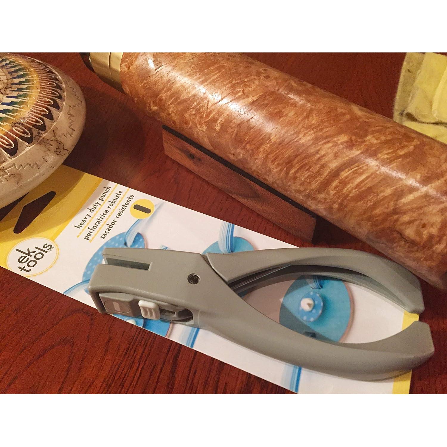 Perforadora de Papel EK Tools 0.79 cm Alta Resistencia Gris