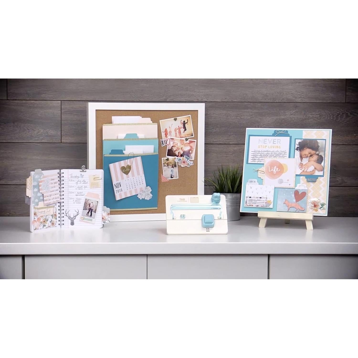 Troquel de Papel para Pestañas We R Memory Keepers Azul - 11.4x7cm