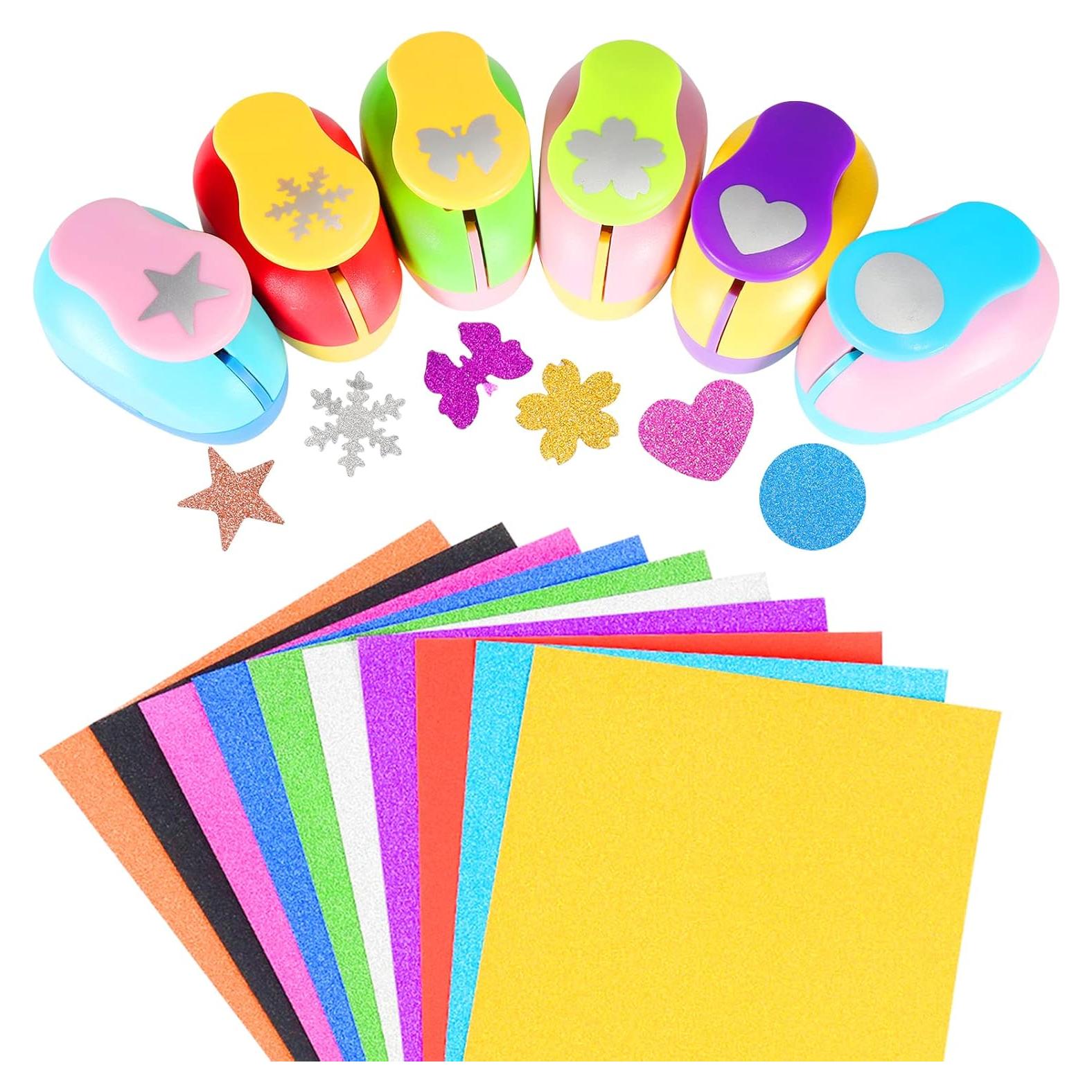 Juego de Troqueles de Papel Echolife con 10 Cartulinas Brillantes