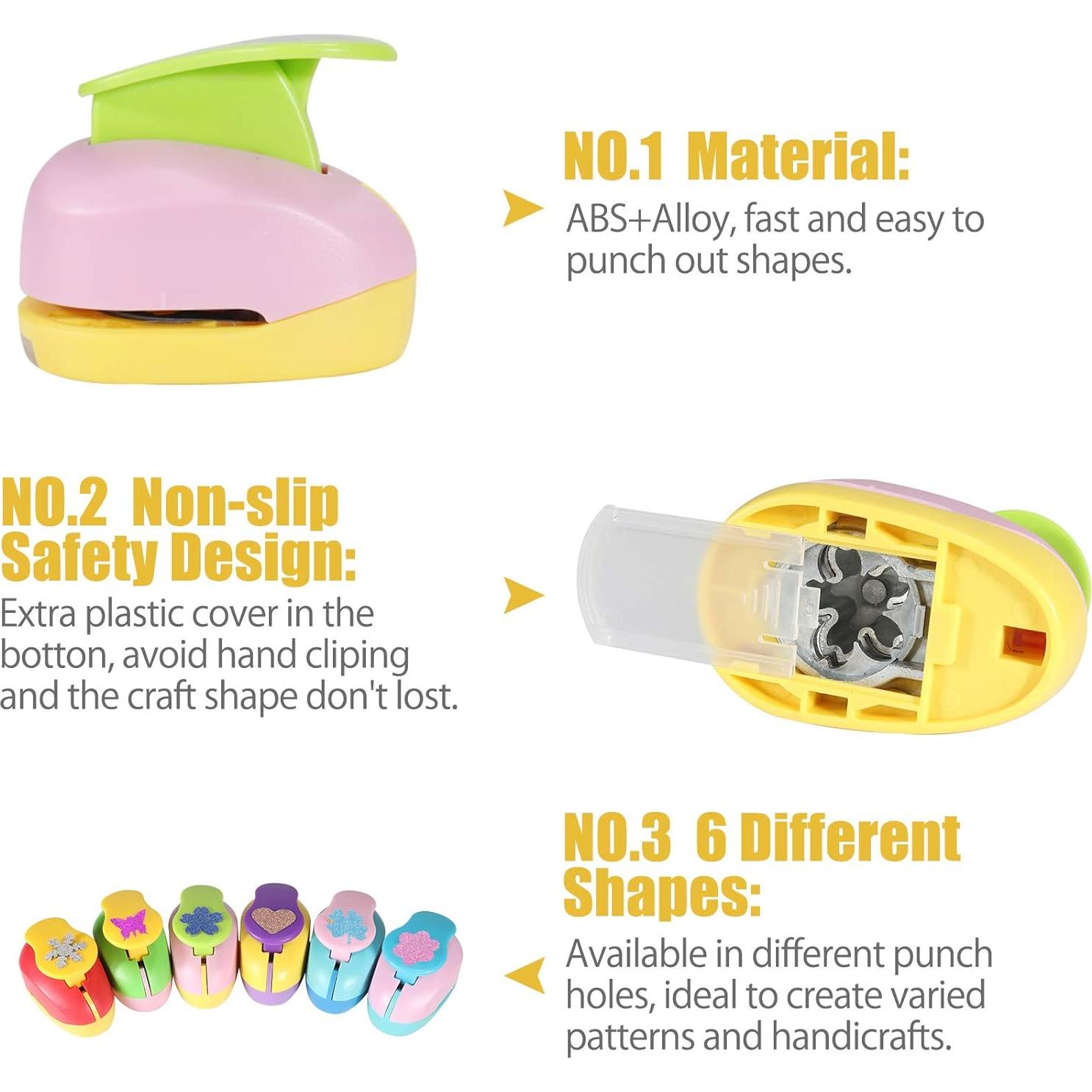 Juego de Troqueles de Papel Echolife con 10 Cartulinas Brillantes