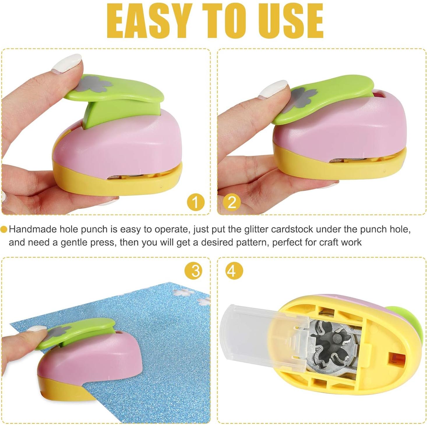 Juego de Troqueles de Papel Echolife con 10 Cartulinas Brillantes