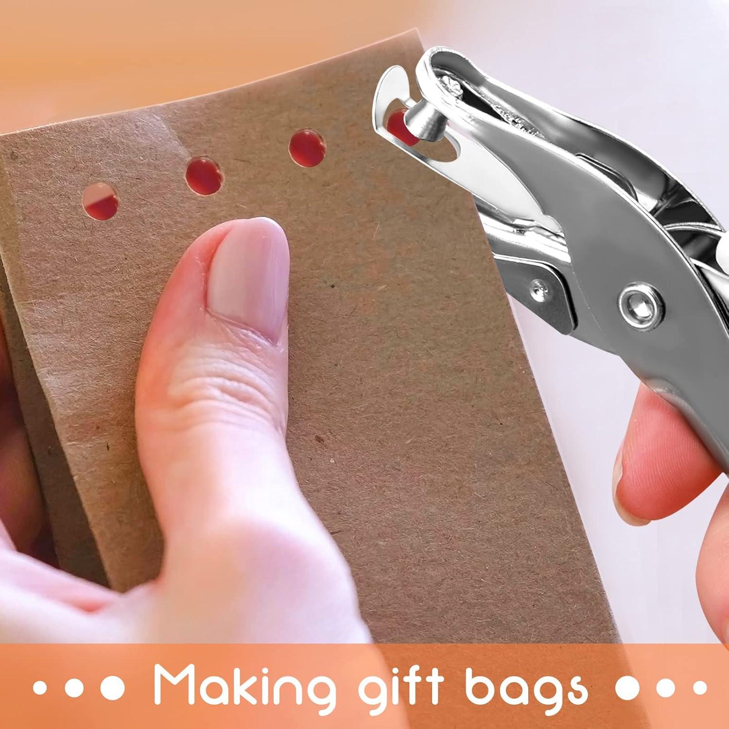 Perforador de Papel Lanties 24 Piezas 6.35 mm Manual