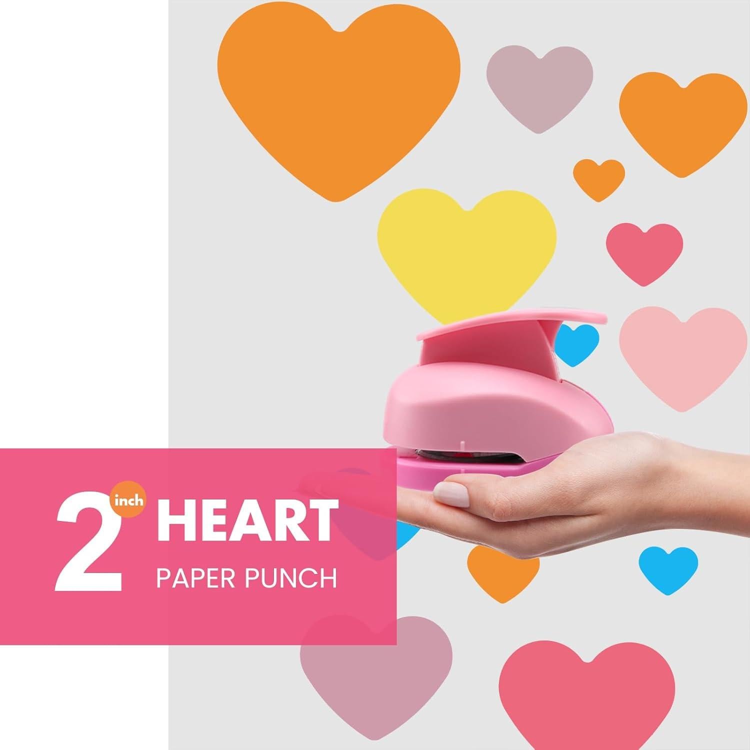 Perforadora de Papel Corazón LOONENG 50 mm para Manualidades