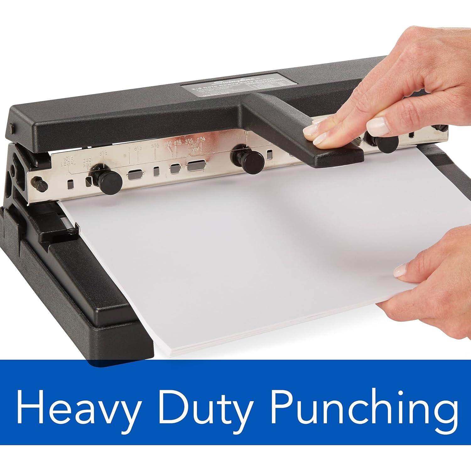 Perforadora Swingline 3 Agujeros Alta Capacidad 40 Hojas