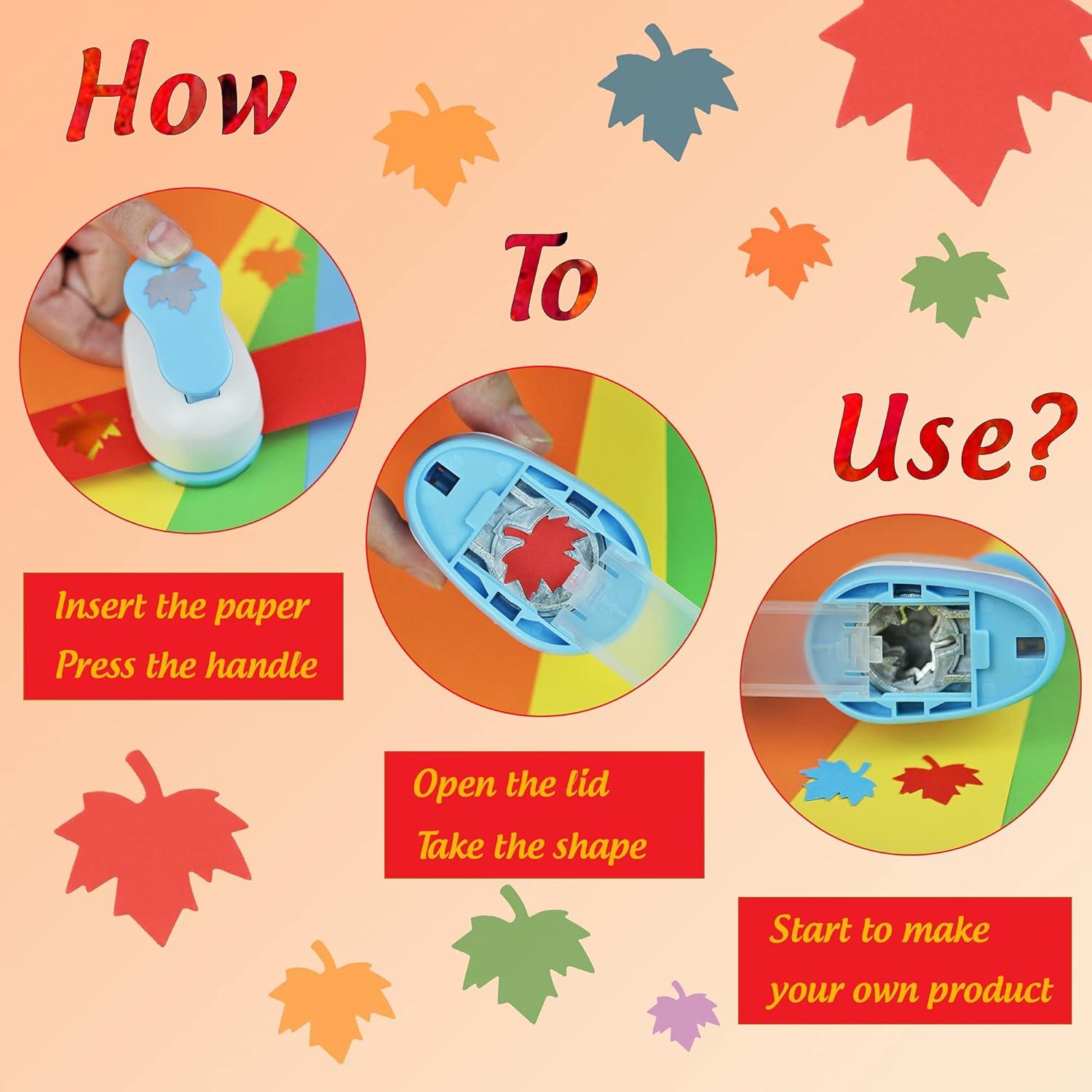 Perforadora de Papel Ecohu Hoja de Arce 2.54cm Manualidades