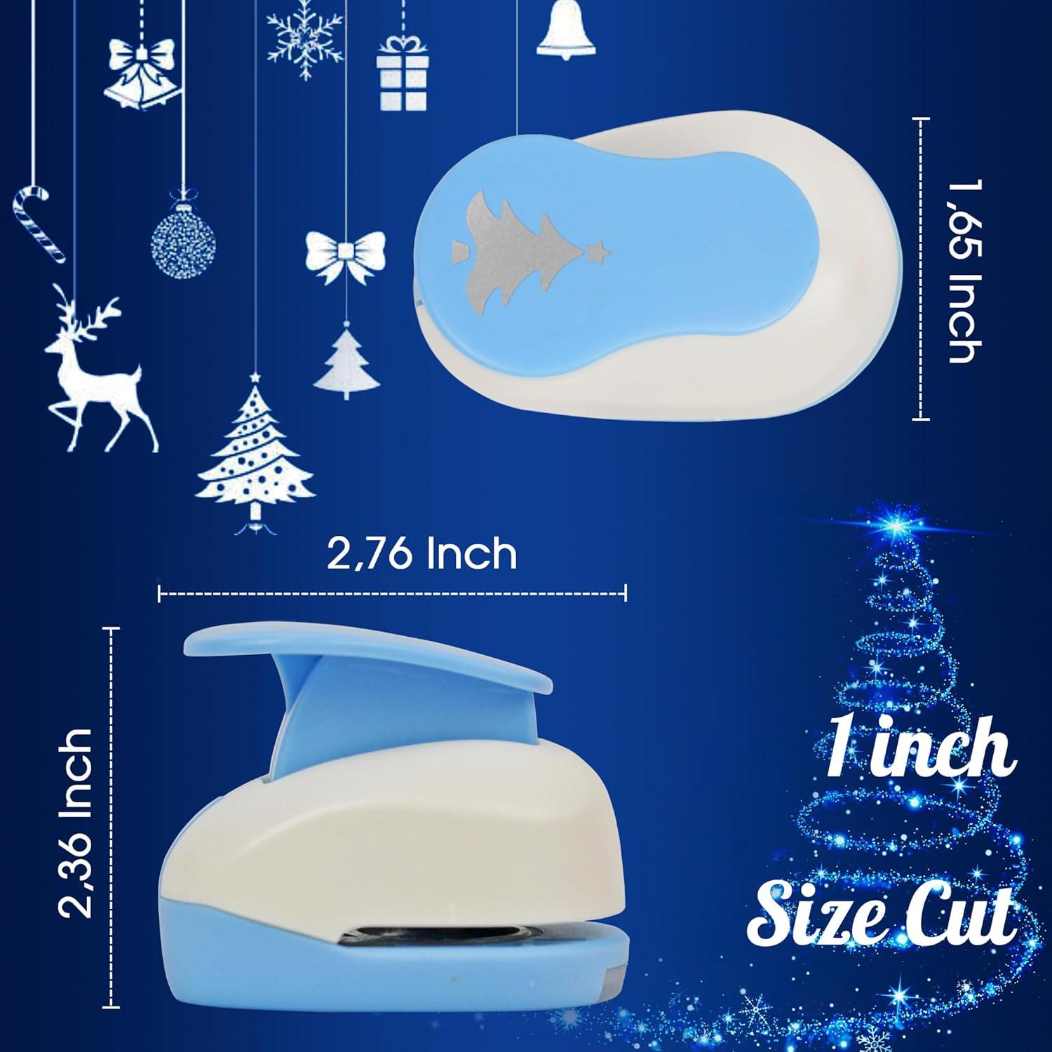 Perforadora de Árbol de Navidad ECOHU 2.54 cm para Manualidades