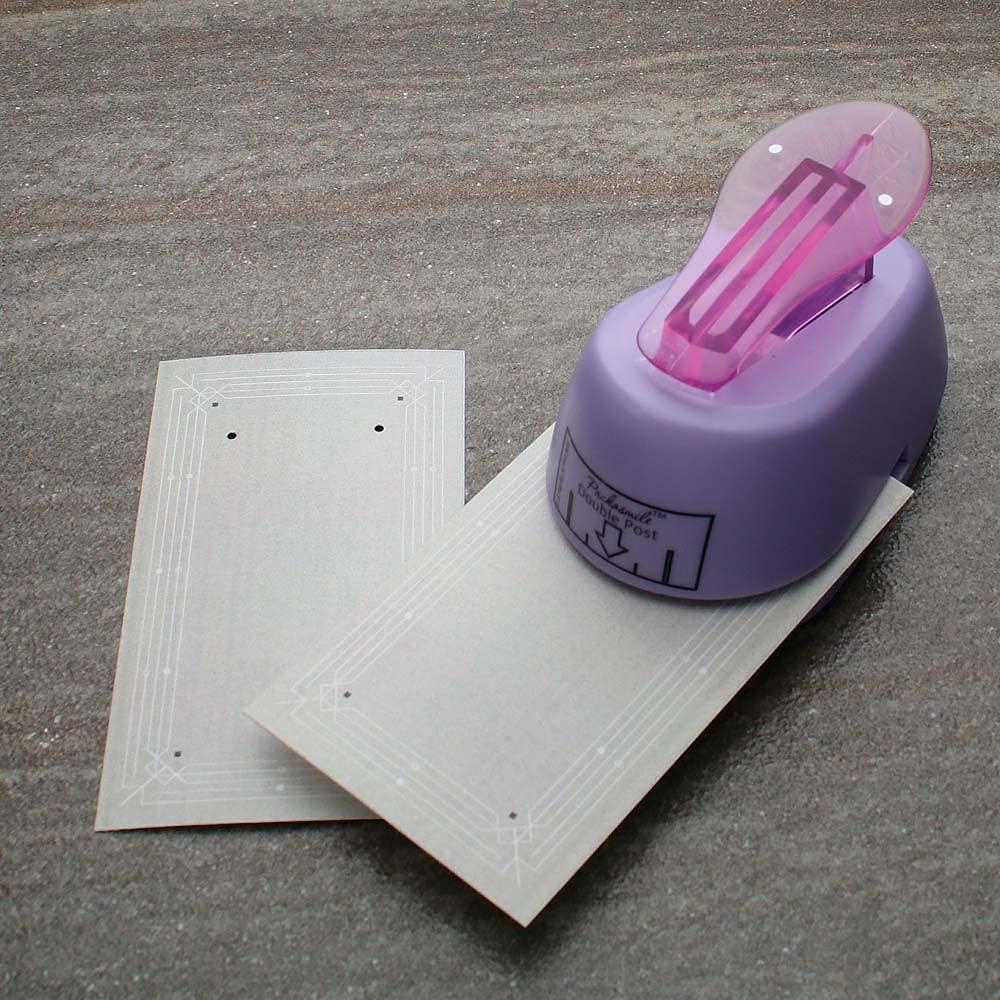 Perforadora Doble para Tarjetas de Aretes Tarjetas para Aretes Fáciles