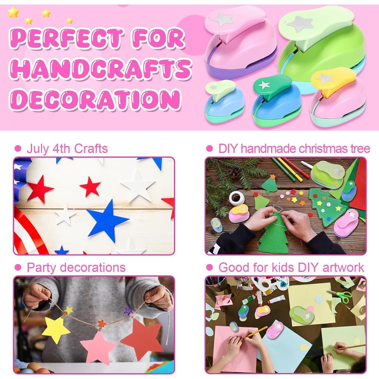 Perforadora en Forma de Estrella Zonon - 5 Piezas para Manualidades