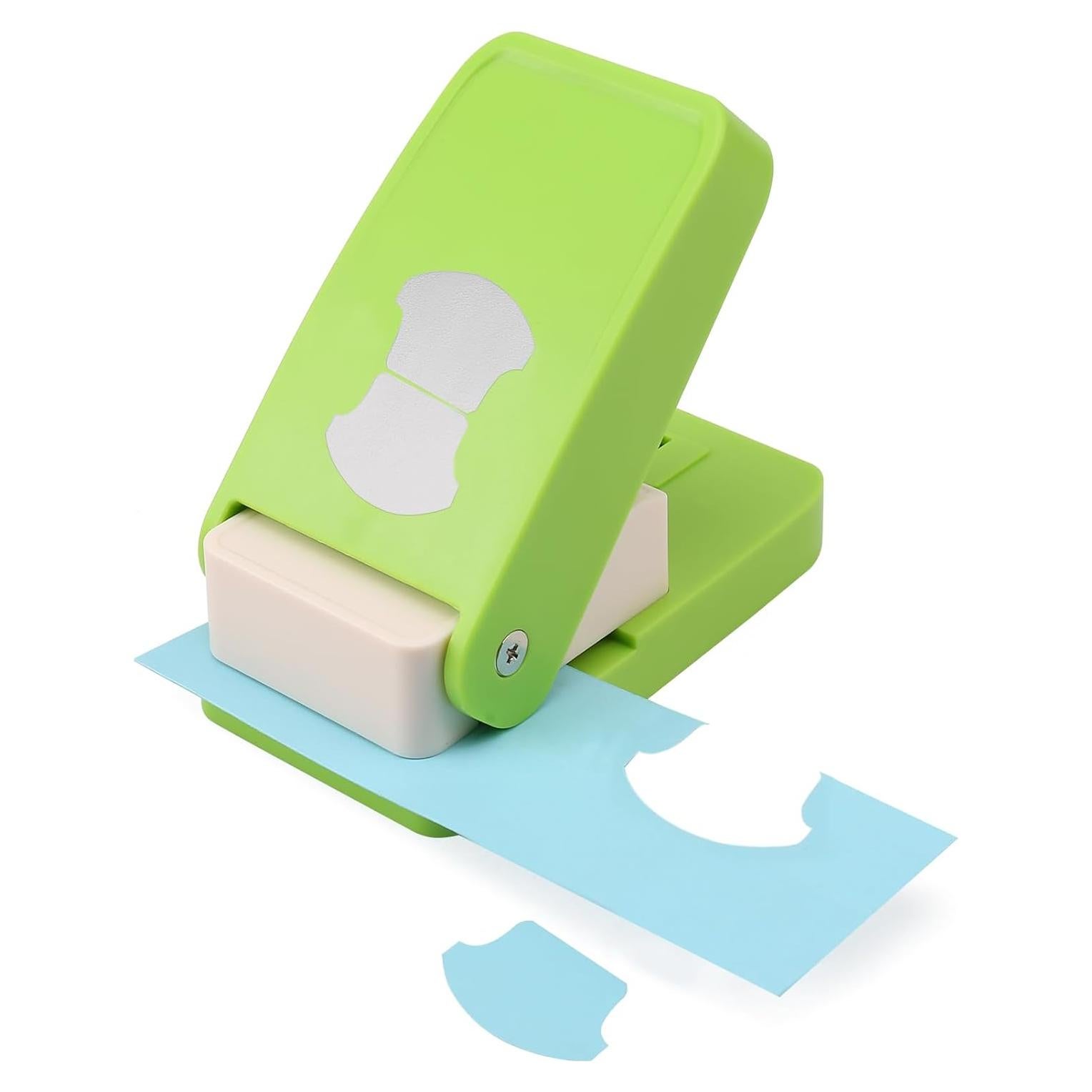 Perforadora de Pestañas Cola de Ballena HAUSTGO - Ideal para Scrapbooking y Planificadores