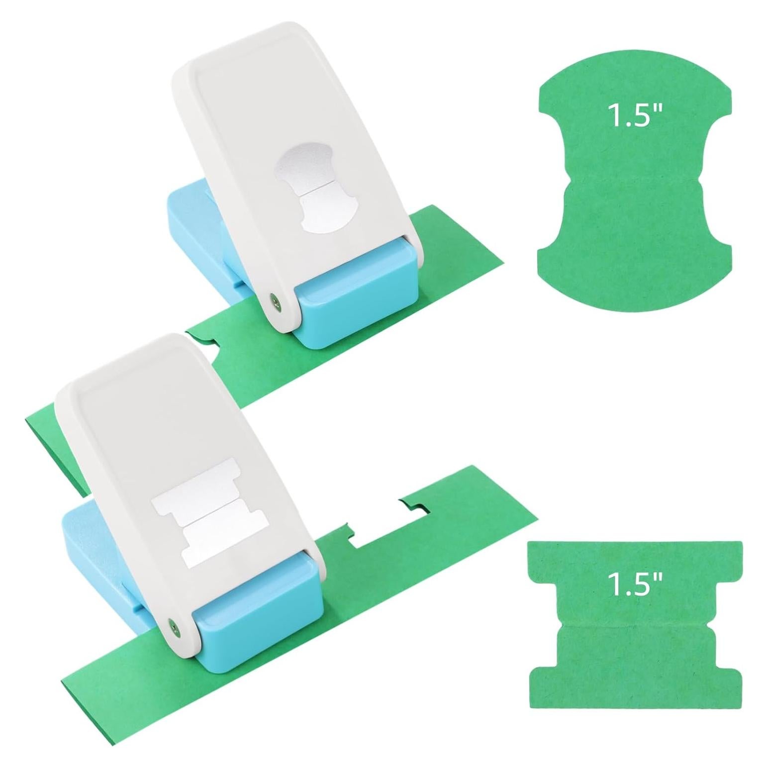 Troquelador de Etiquetas Tideme - 2 Piezas, 3.81cm, Manualidades