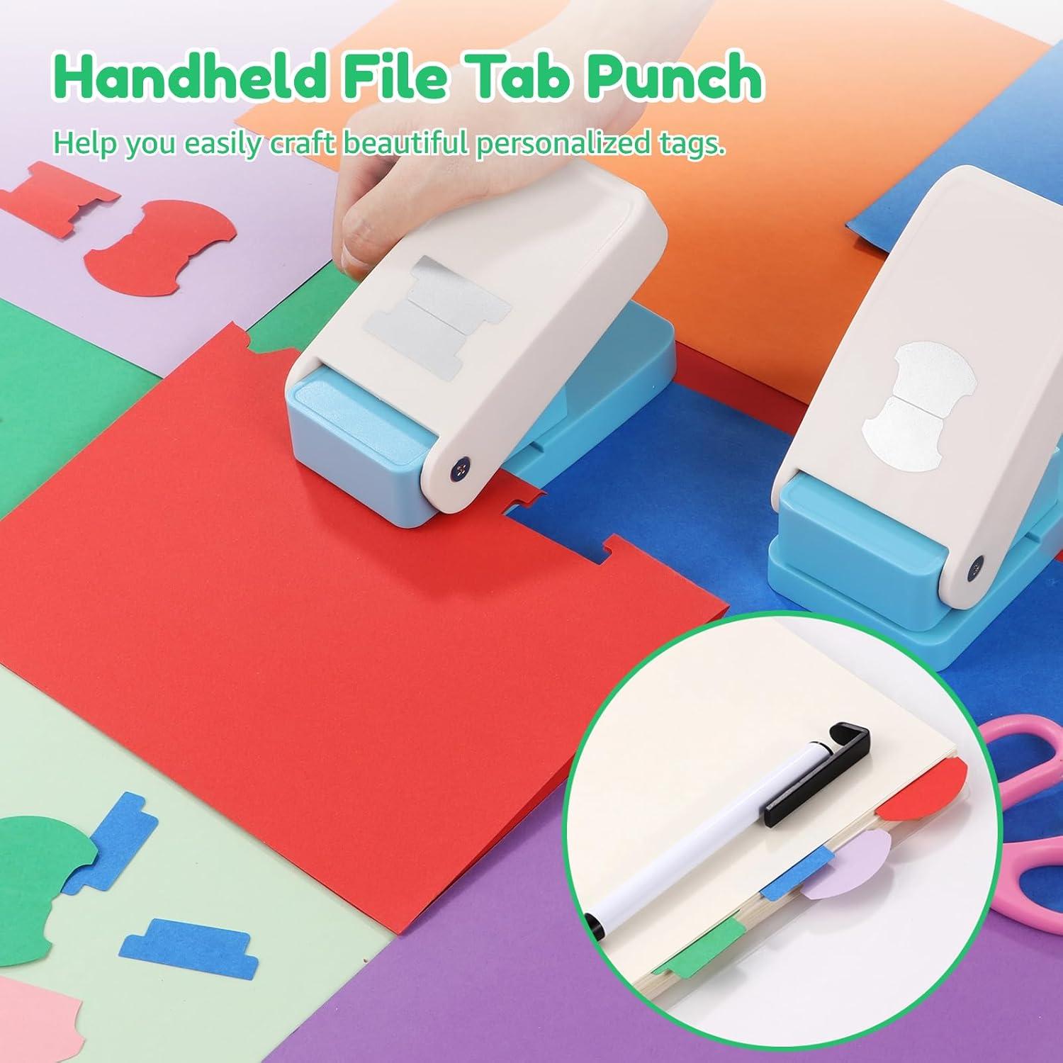 Troquelador de Etiquetas Tideme - 2 Piezas, 3.81cm, Manualidades