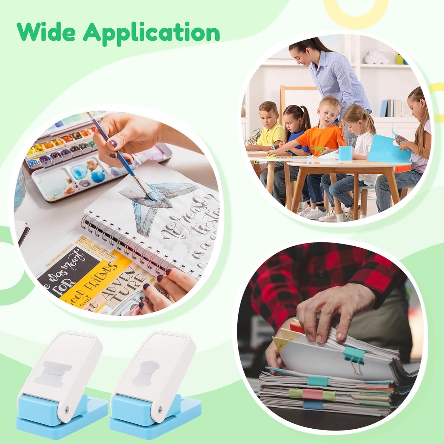 Troquelador de Etiquetas Tideme - 2 Piezas, 3.81cm, Manualidades