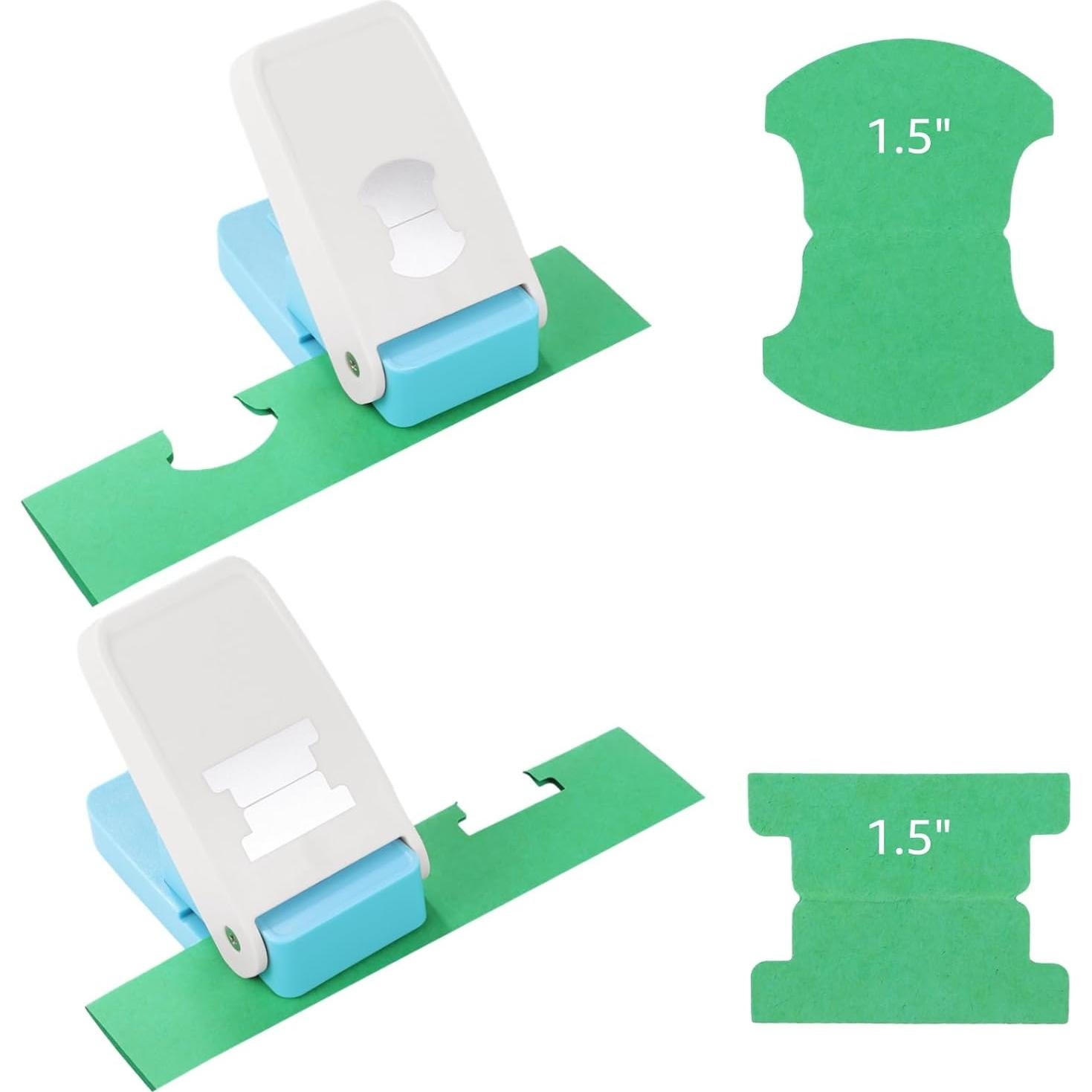 Troquelador de Etiquetas Tideme - 2 Piezas, 3.81cm, Manualidades