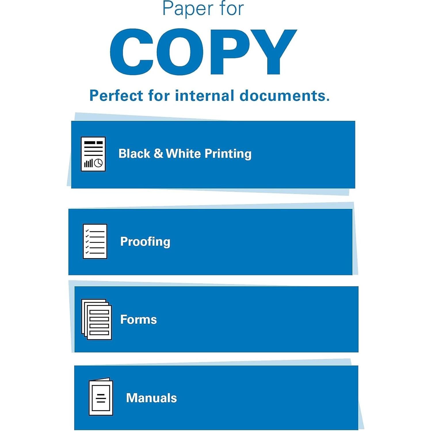 Papel de impresora Hammermill Great White 500 Hojas 30% Reciclado