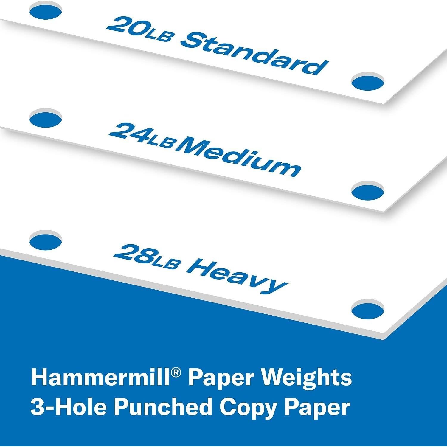Papel de impresora Hammermill Great White 500 Hojas 30% Reciclado