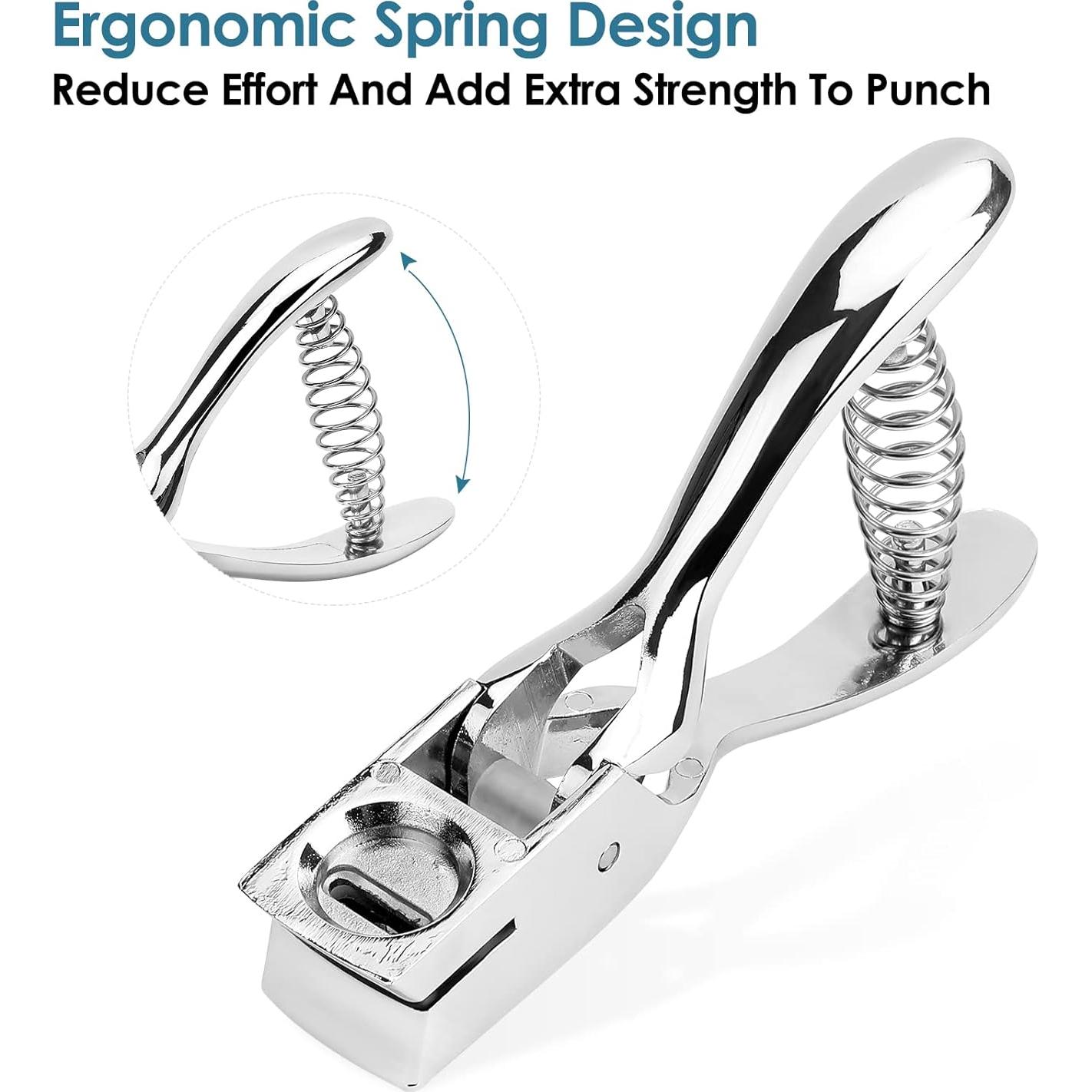 Perforadora de Orificio MROCO 15mm x 3mm Metálica Portátil