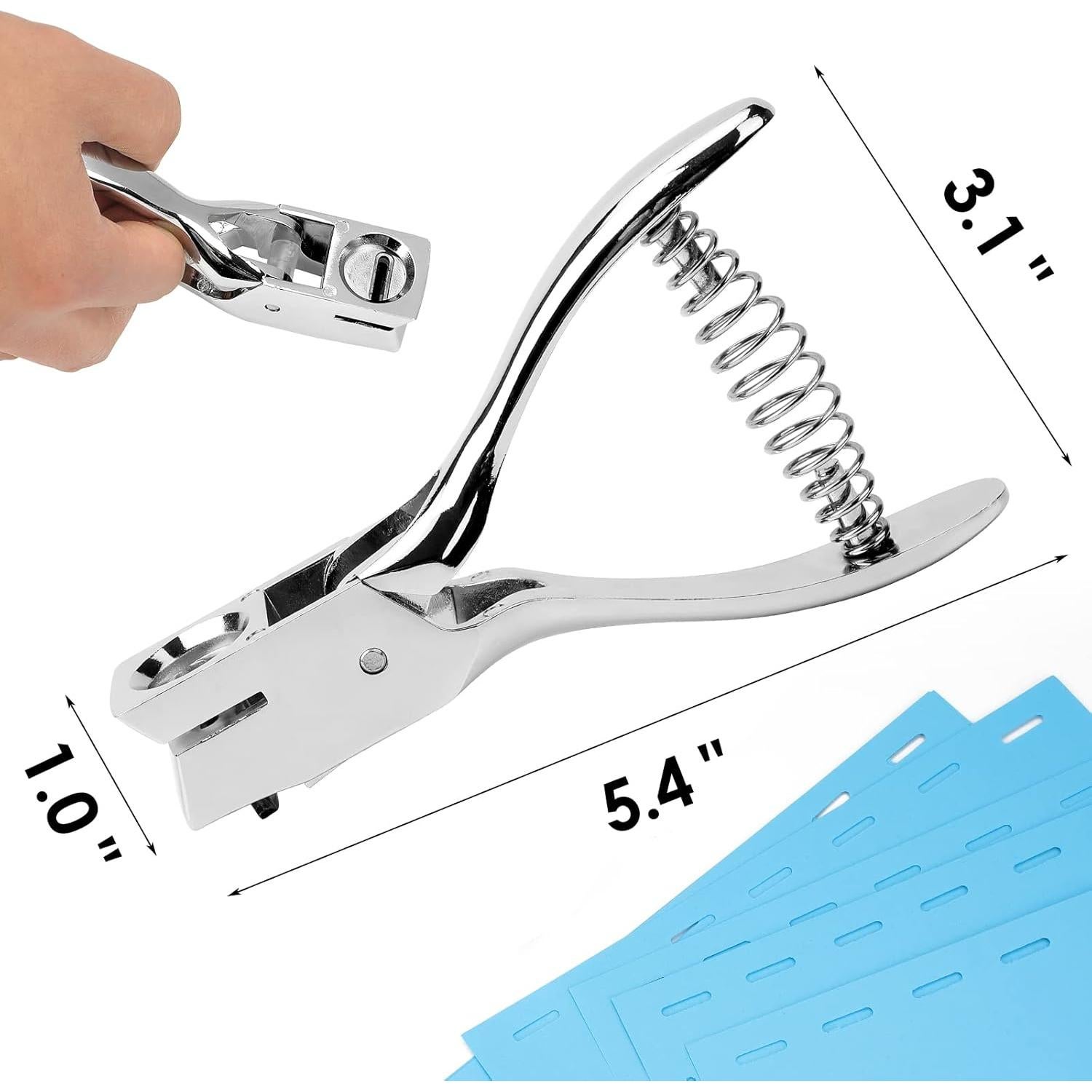 Perforadora de Orificio MROCO 15mm x 3mm Metálica Portátil