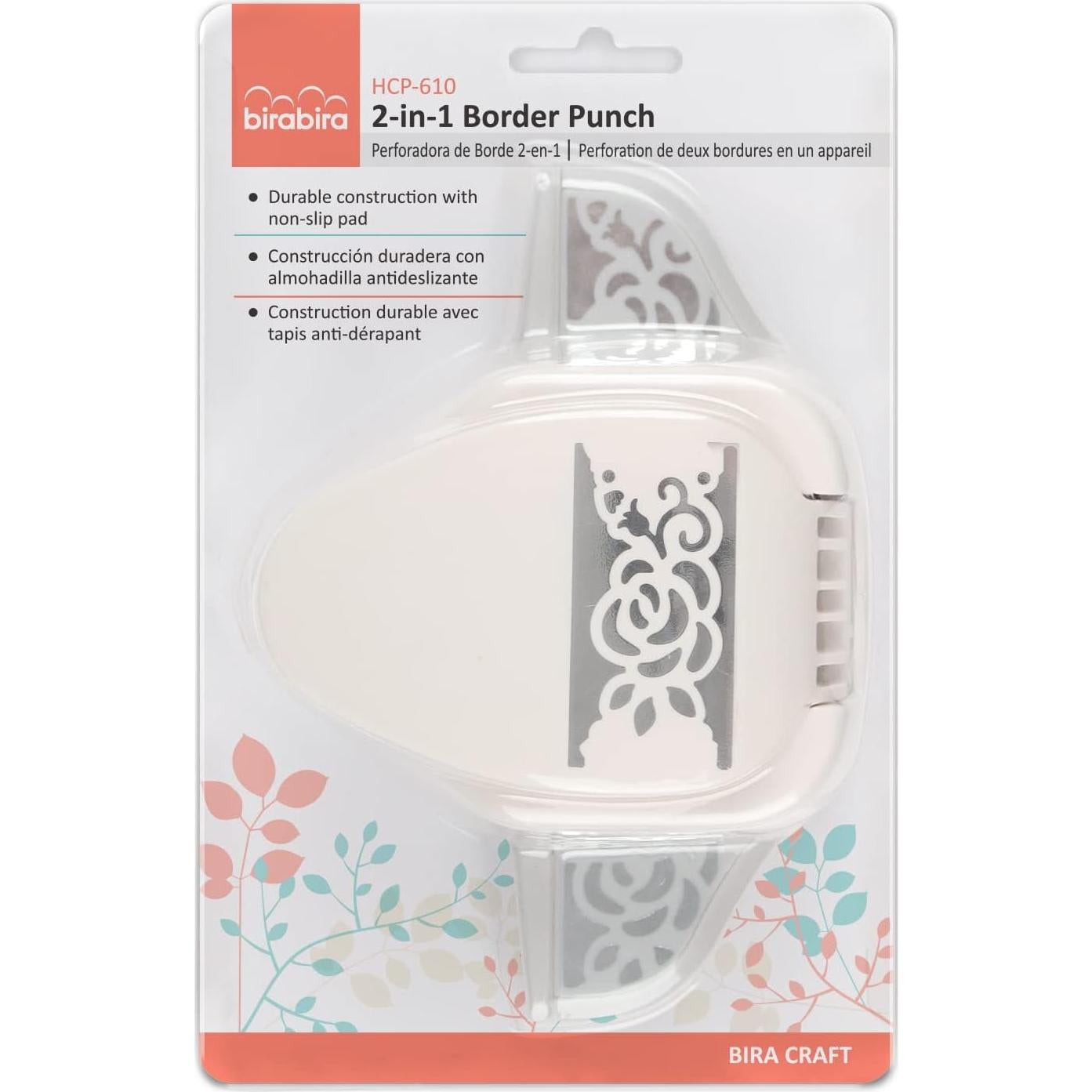 Troquel de Borde Bira Craft Rosa-2 para Scrapbooking