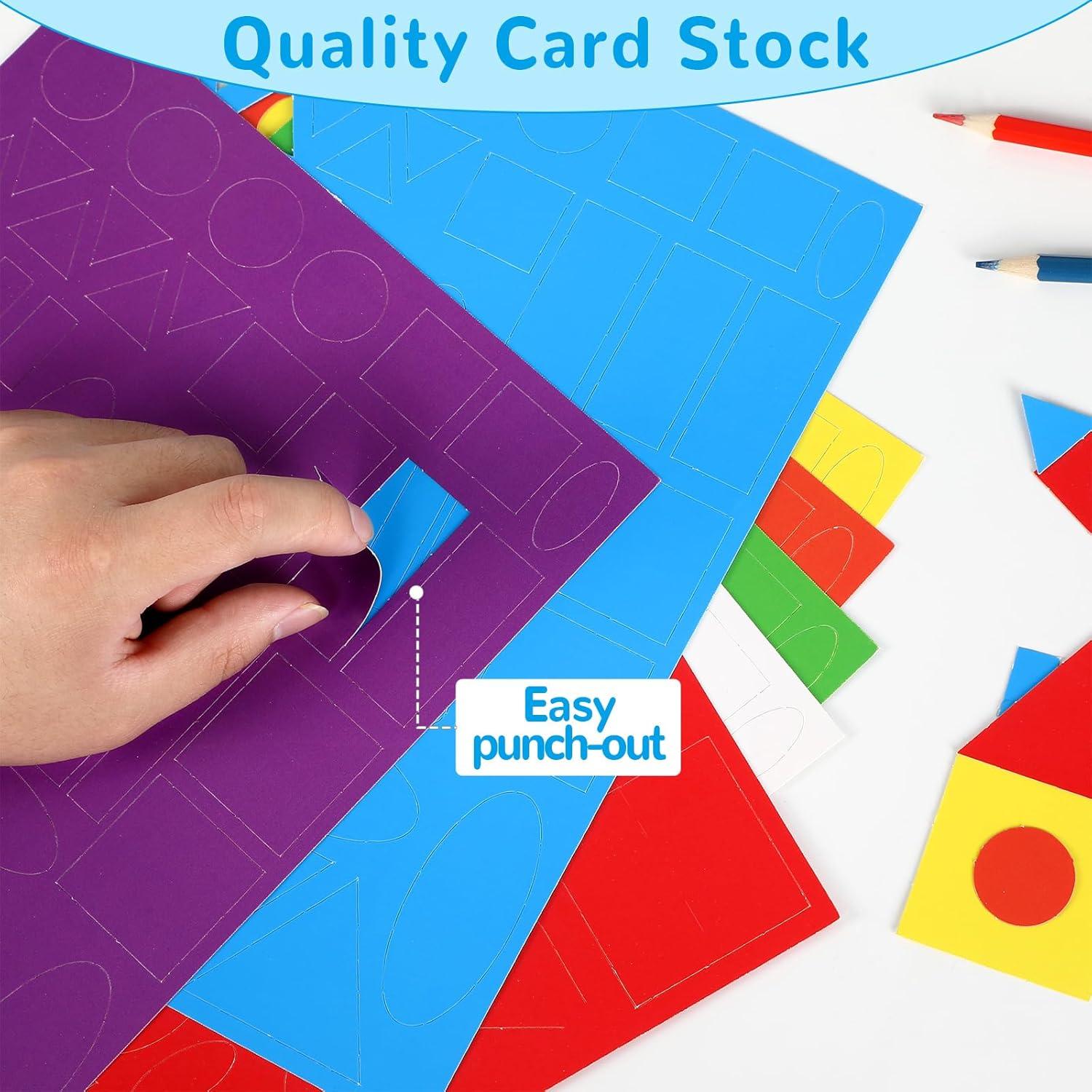 Paquete de Formas de Papel Troquelado Naozinebi 828 Piezas