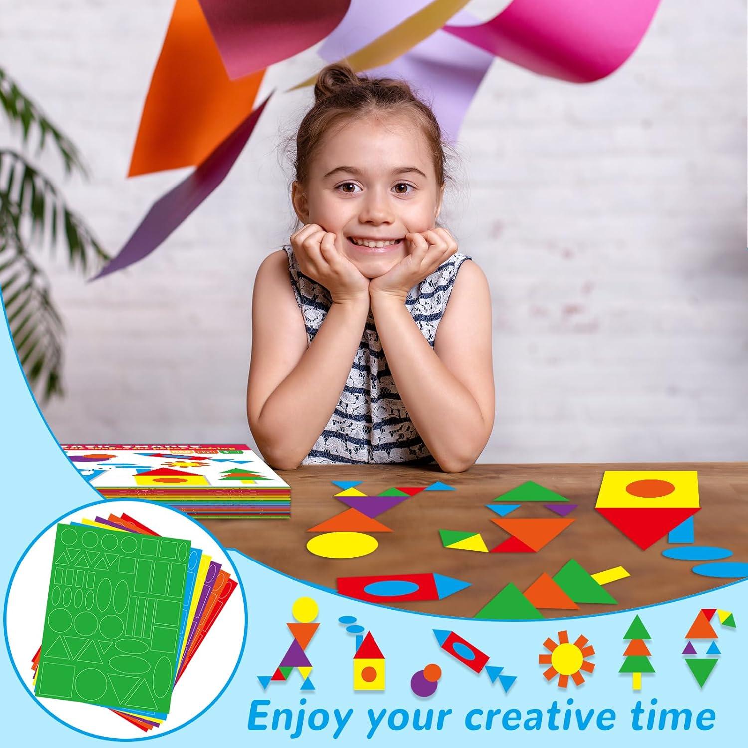 Paquete de Formas de Papel Troquelado Naozinebi 828 Piezas