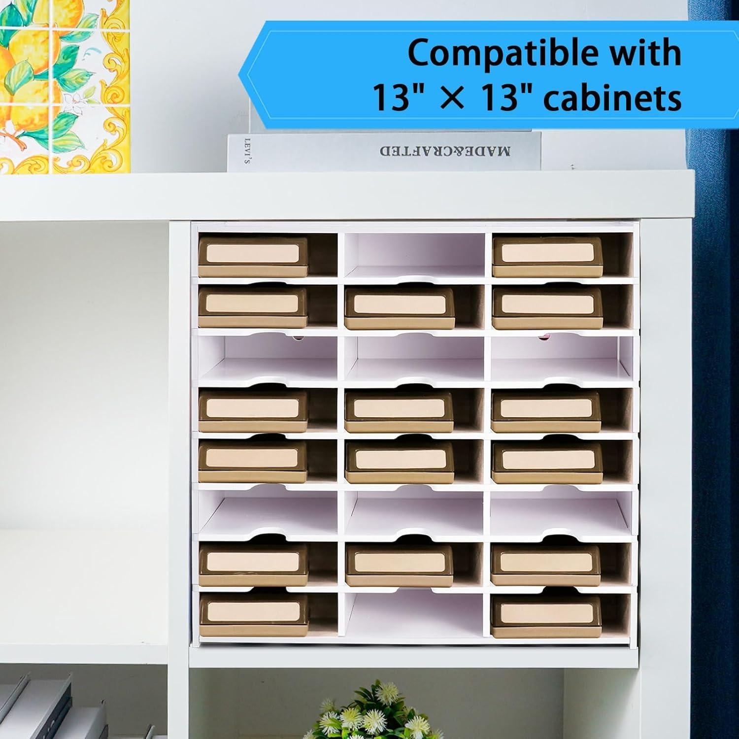 Soporte Organizador de Punches SANFURNEY Blanco 24 Ranuras