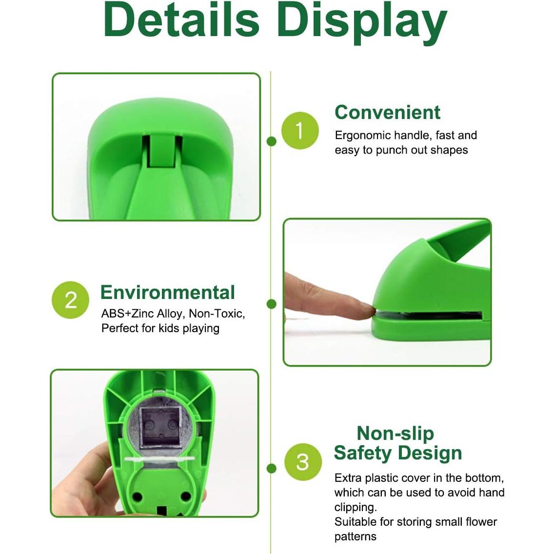 Perforadora manual Wsyhomie 5.08 cm Triángulo 0.30 kg